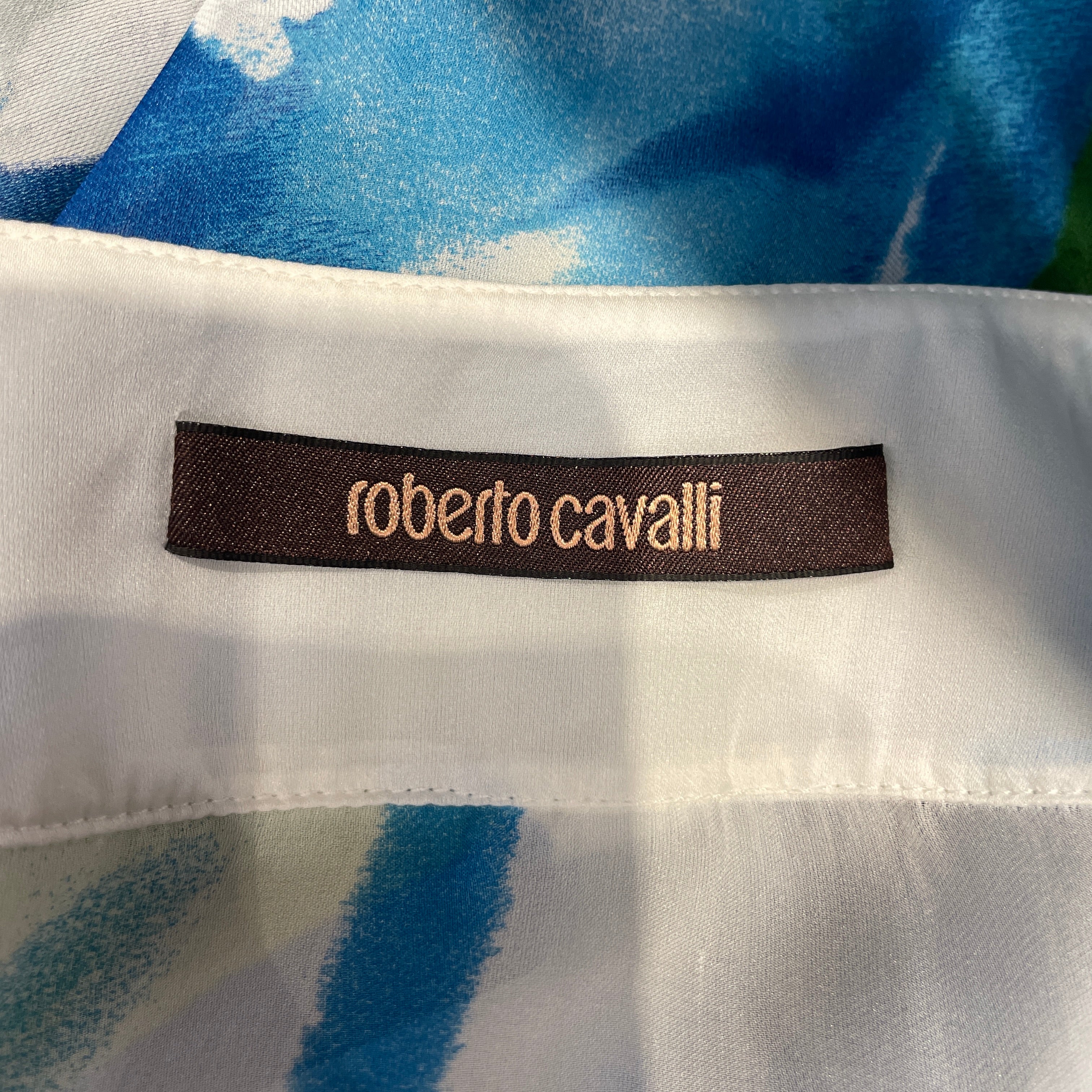 roberto cavalli/Blouse/S/Silk/WHT/ view 5