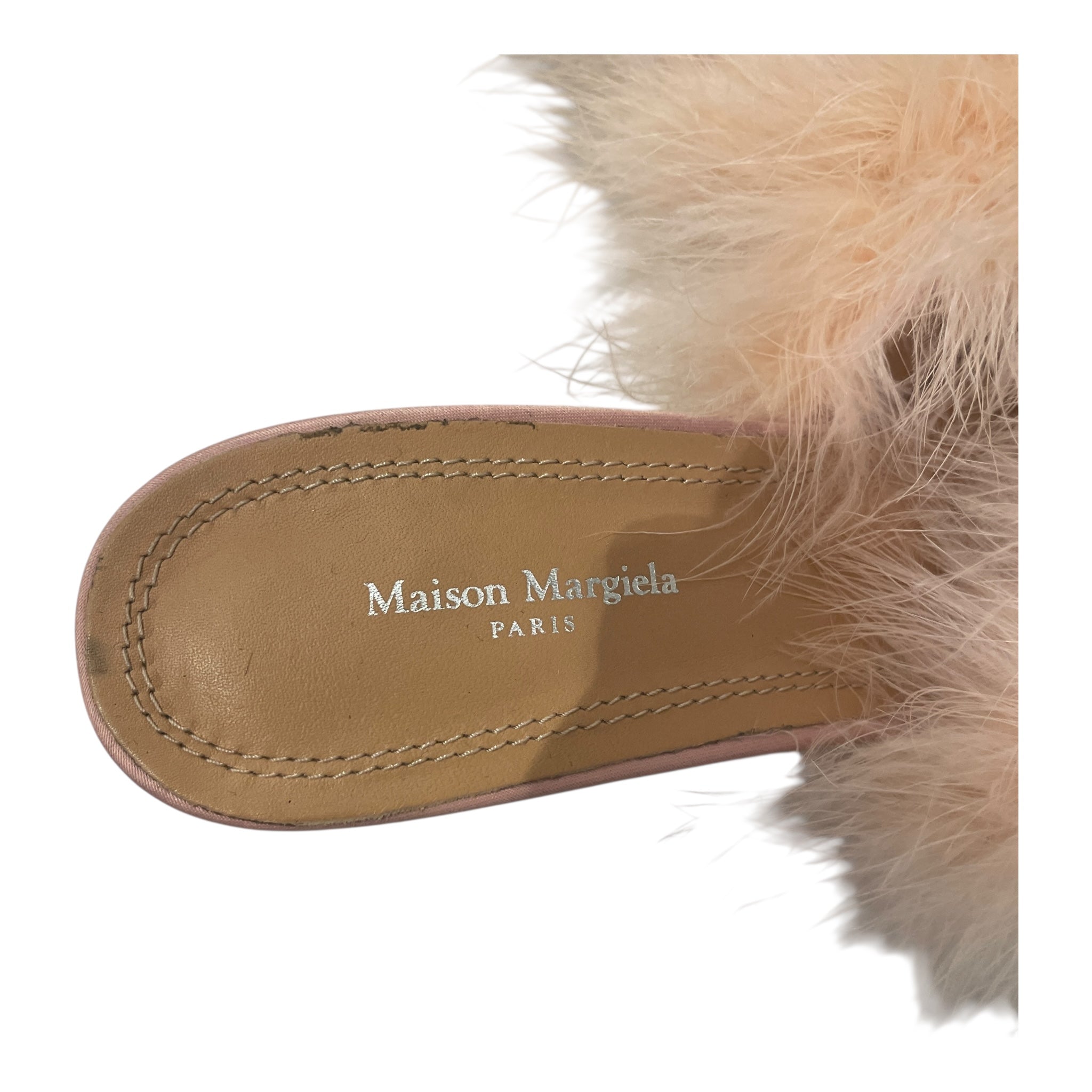 Maison Margiela/Heels/EU 36/Fake Fur/PNK/FURRY HEEL view 4
