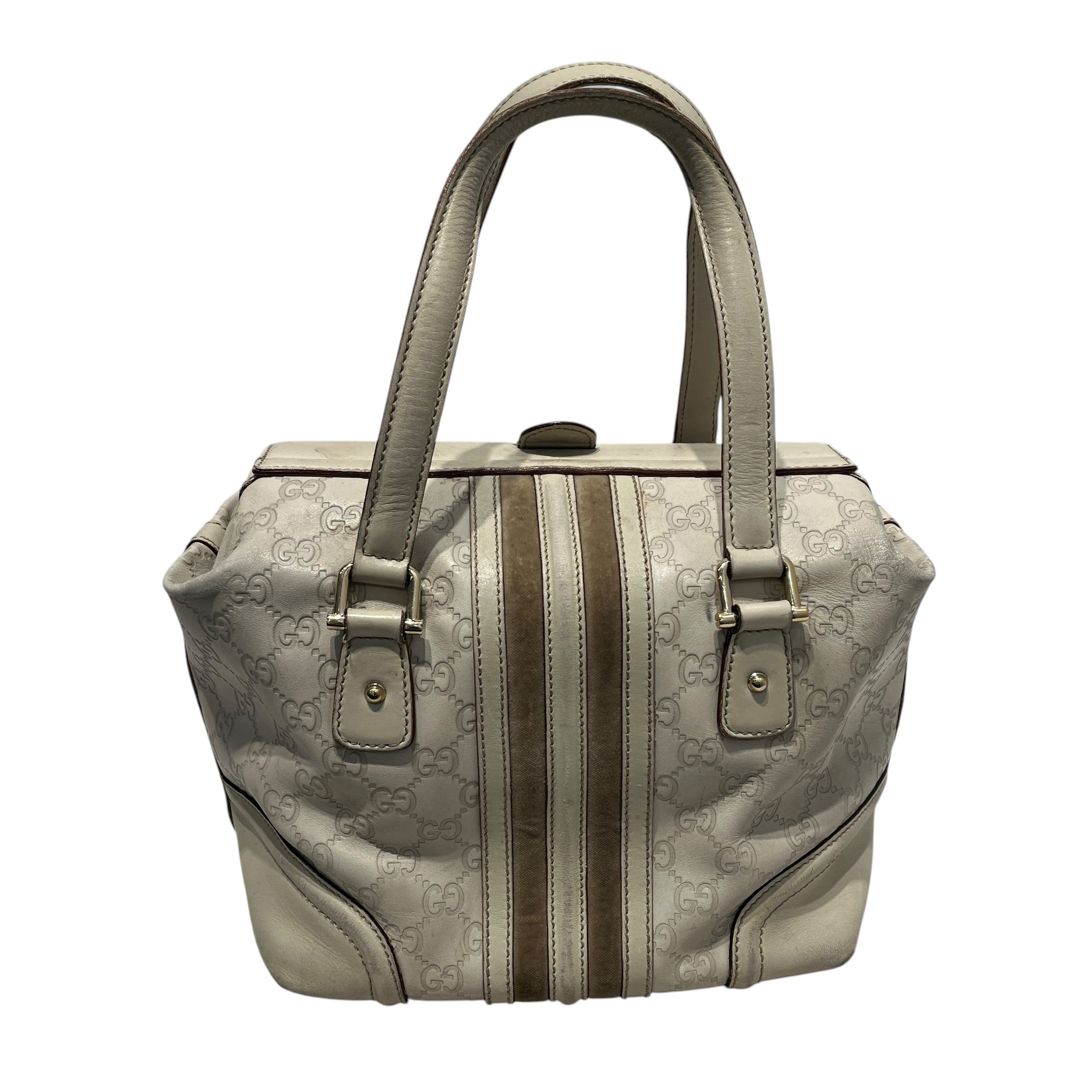 GUCCI/Hand Bag/Leather/CRM/TREASURE BOSTON BAG view 2
