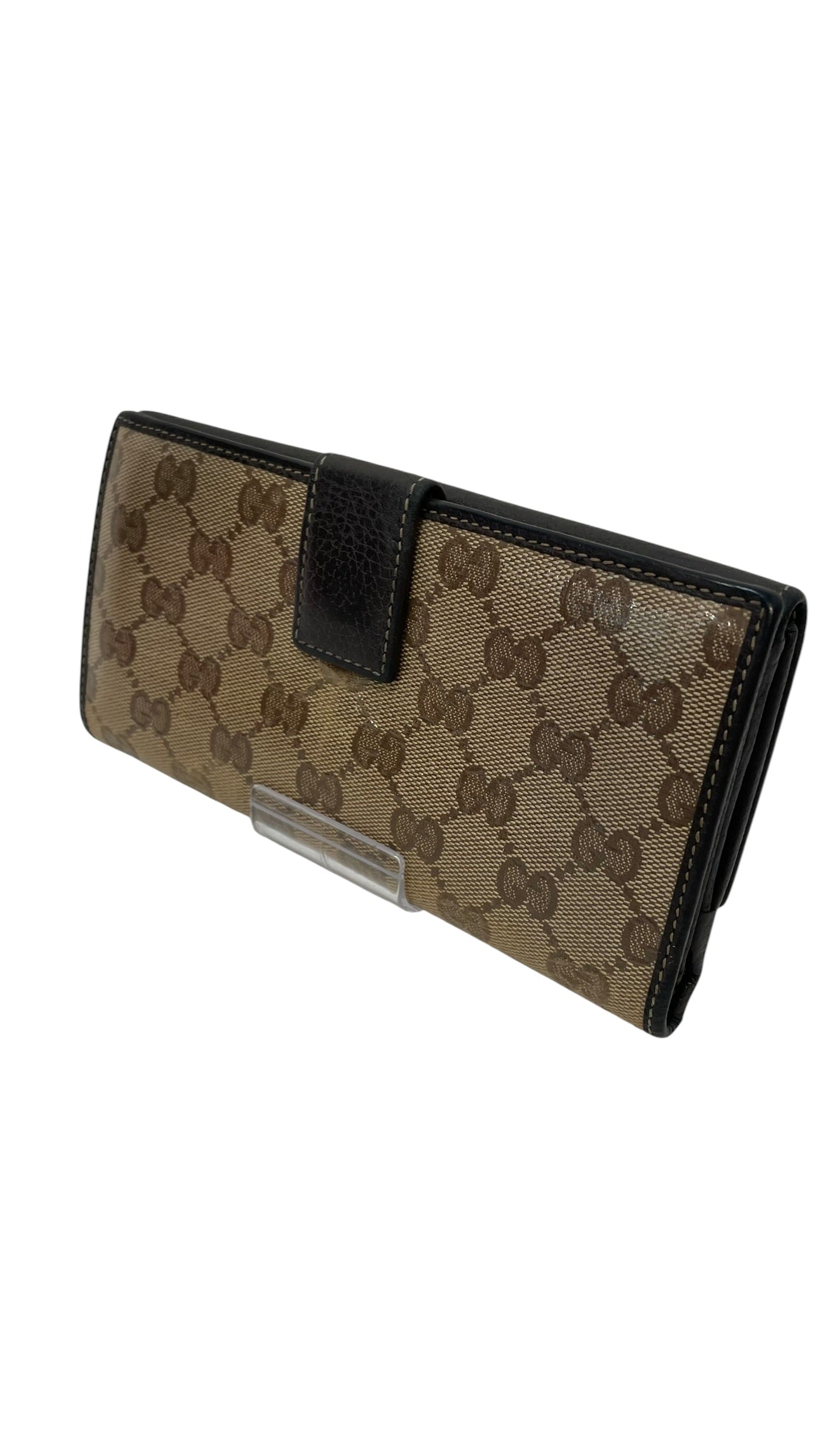 GUCCI/Long Wallet/Monogram/Cotton/CML/COATED CANVAS CRYSTAL GG view 2