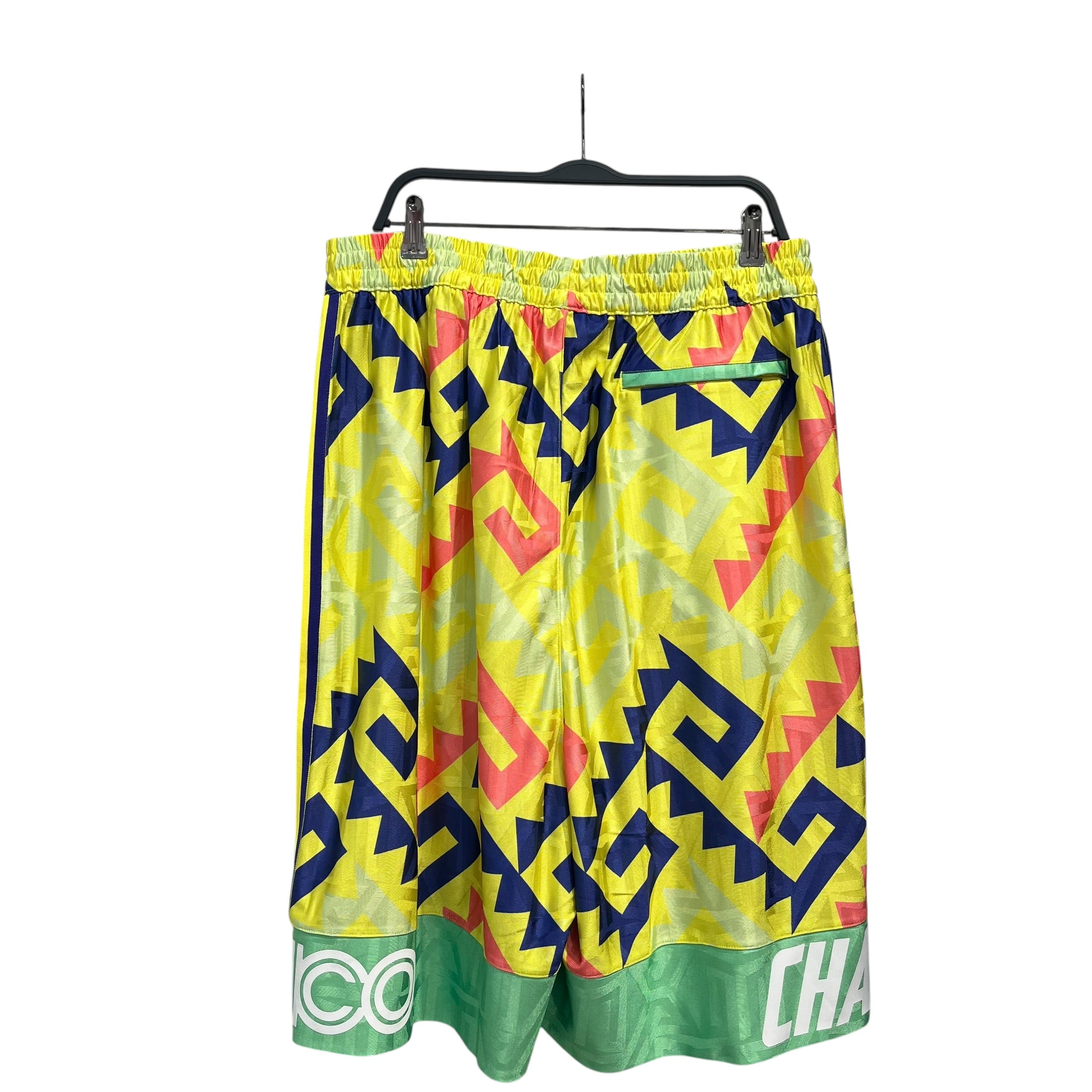 WILLY CHAVARRIA/Shorts/L/YEL/neon witj aztec symbols view 2
