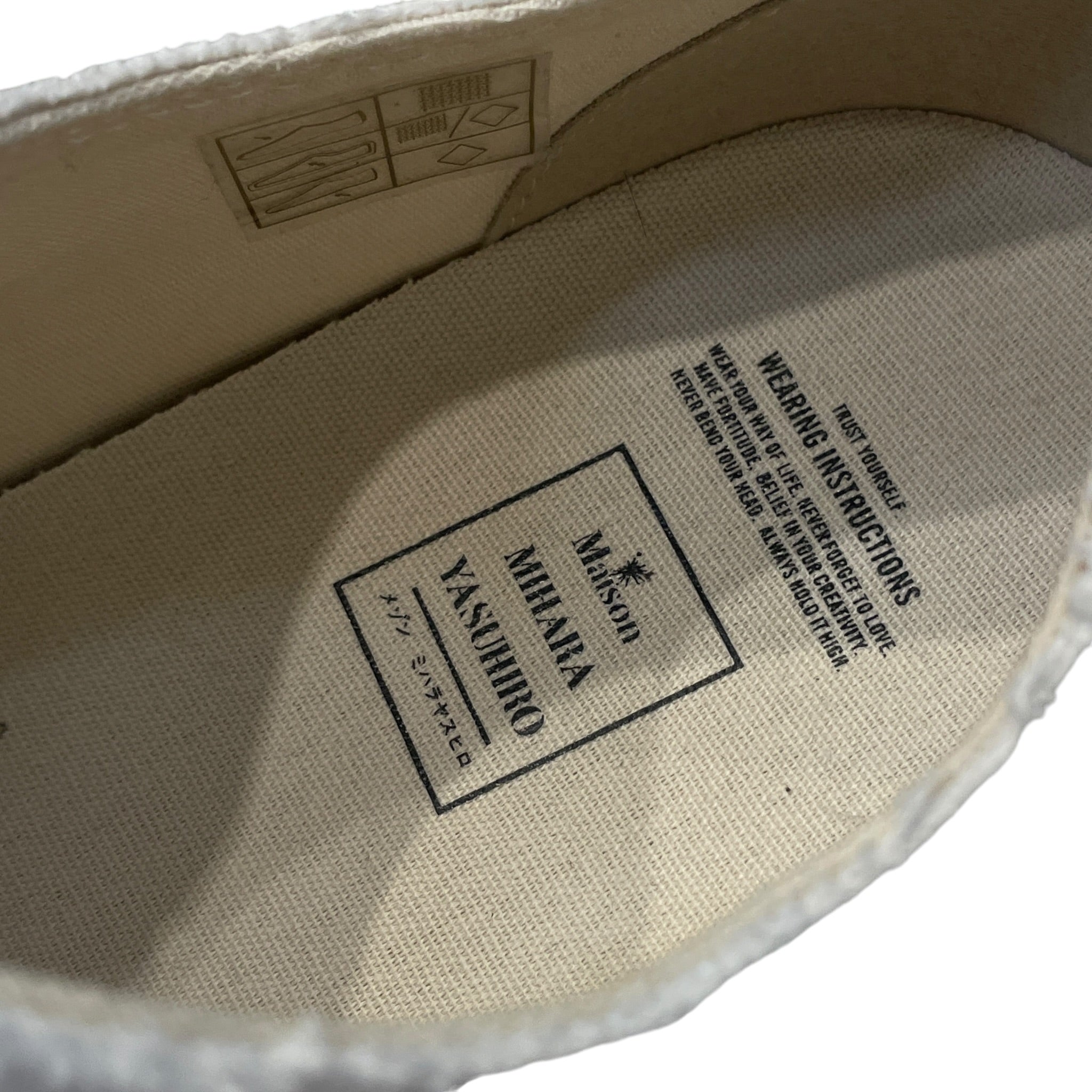 MIHARA YASUHIRO/Low-Sneakers/US 12/Cotton/WHT/all white chunky rubber Eu: 46 view 4
