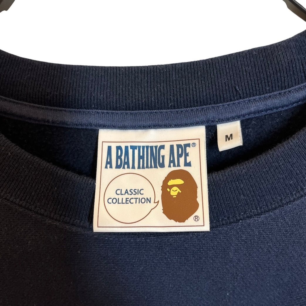 A BATHING APE/Sweatshirt/M/Cotton/NVY/BATHING APE BUSY WORKS view 3