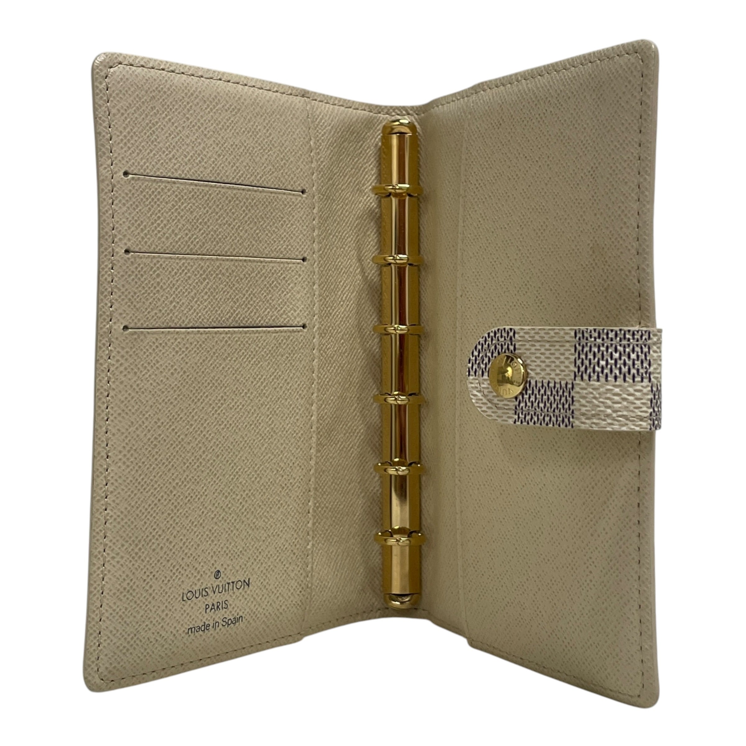 LOUIS VUITTON/Wallet/All Over Print/Leather/WHT/THQ8B6M view 3