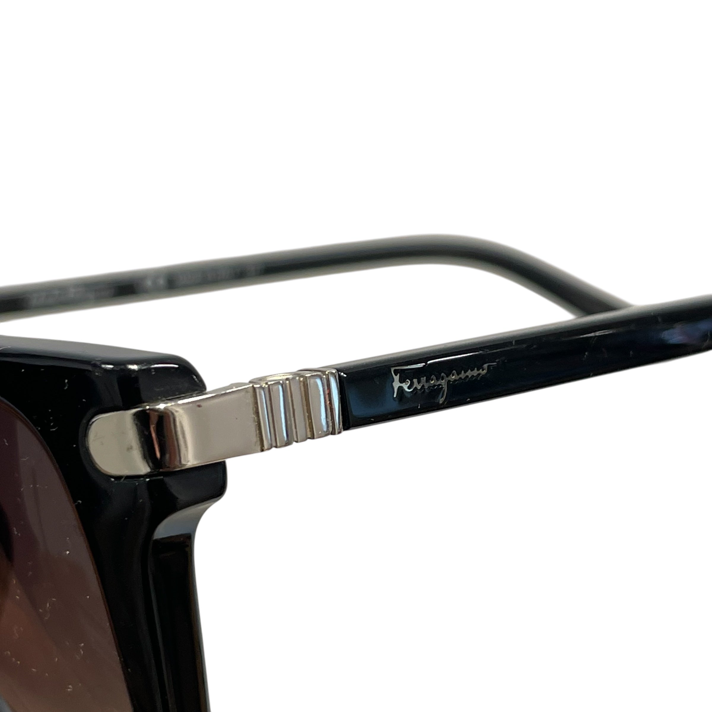 Salvatore Ferragamo/Sunglasses/Plastic/BLK/M's/SF808SA view 4