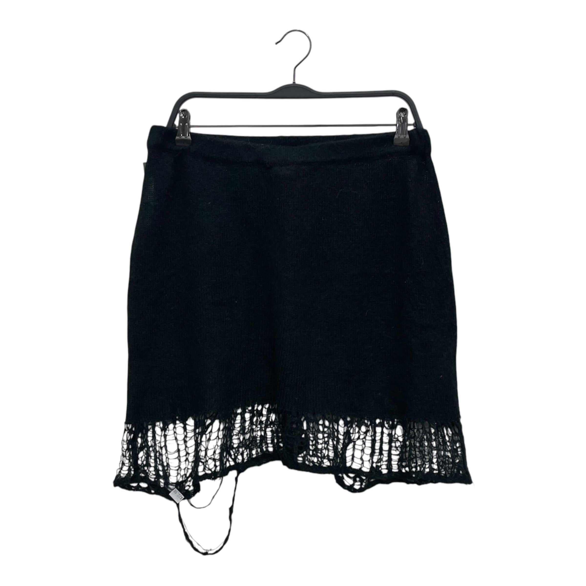 Heaven By Marc Jacobs/Skirt/XL/Acrylic/BLK/MOHAIR MESH BOTTOM view 1