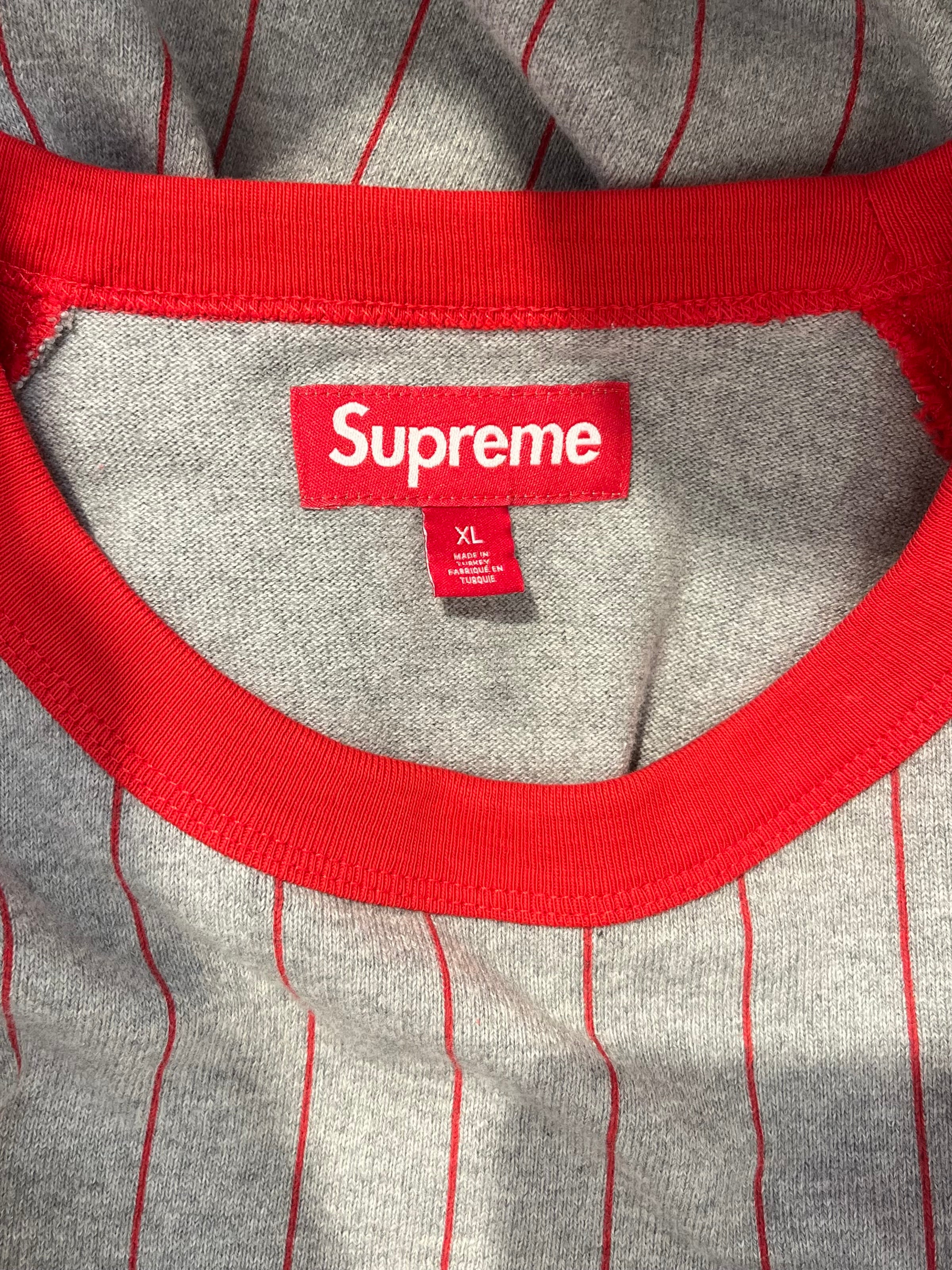 Supreme/LS T-Shirt/XL/Cotton/RED/Graphic/tiger sleeve raglan baseball94 view 3