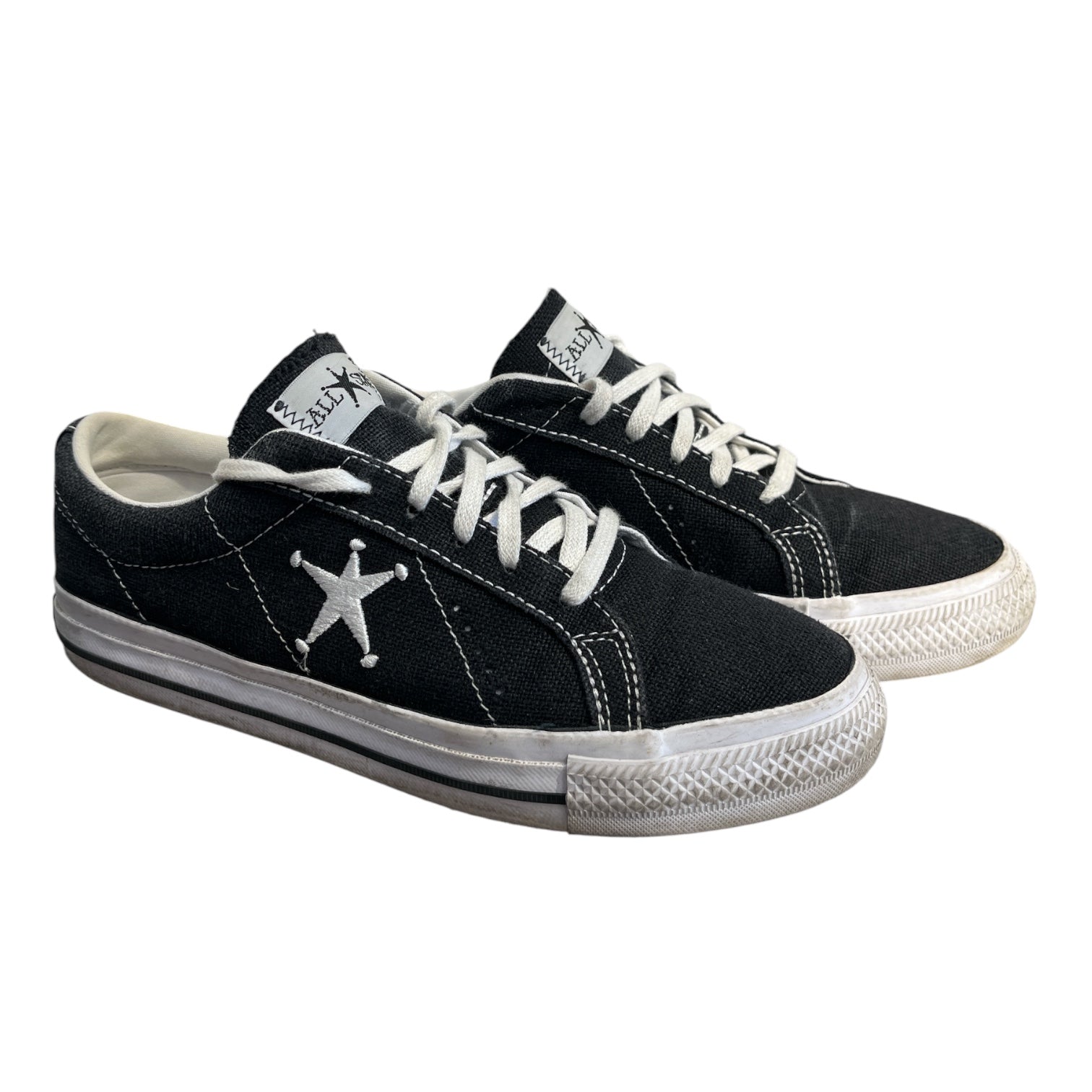 CONVERSE/STUSSY/Low-Sneakers/US 6/BLK/converse one star view 1