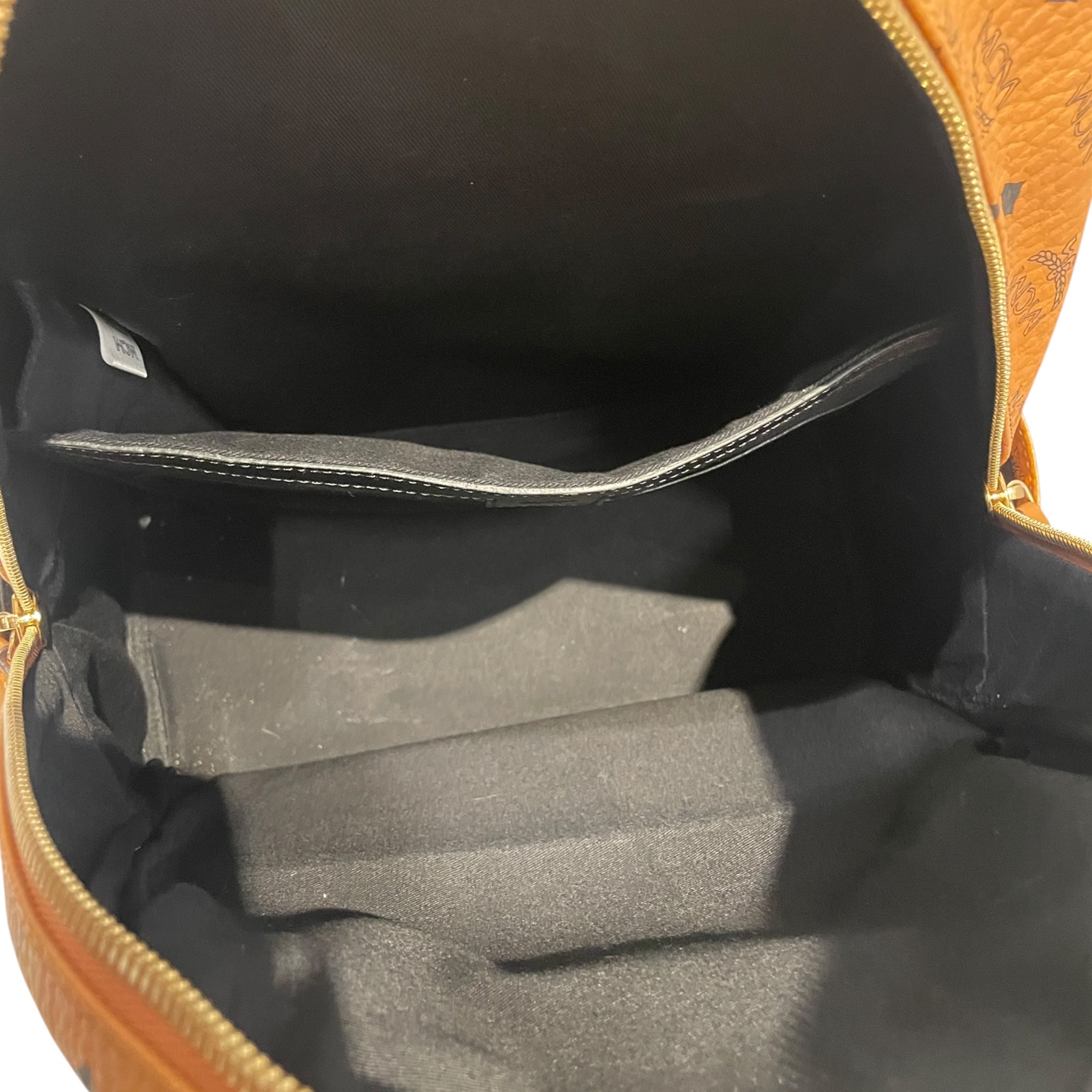 MCM/Backpack/Monogram/Leather/CML/Chevron Stripe view 4