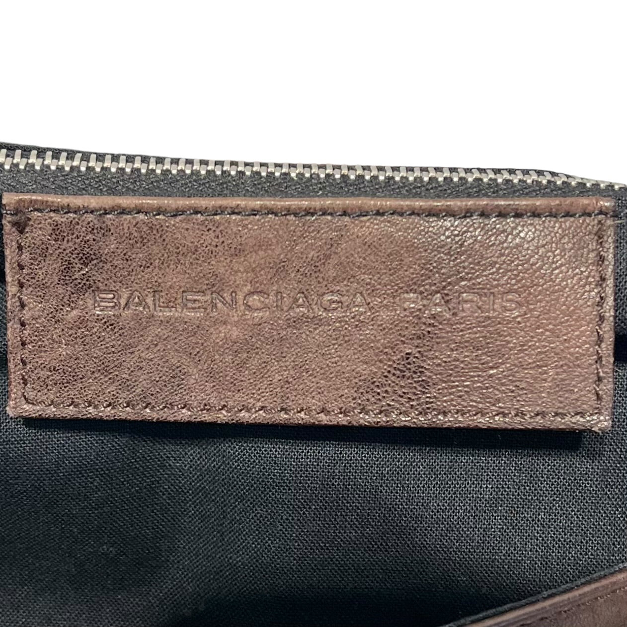 BALENCIAGA/Hand Bag/Leather/BRW/DISTRESSED FRONT BUCKLE BAG view 5