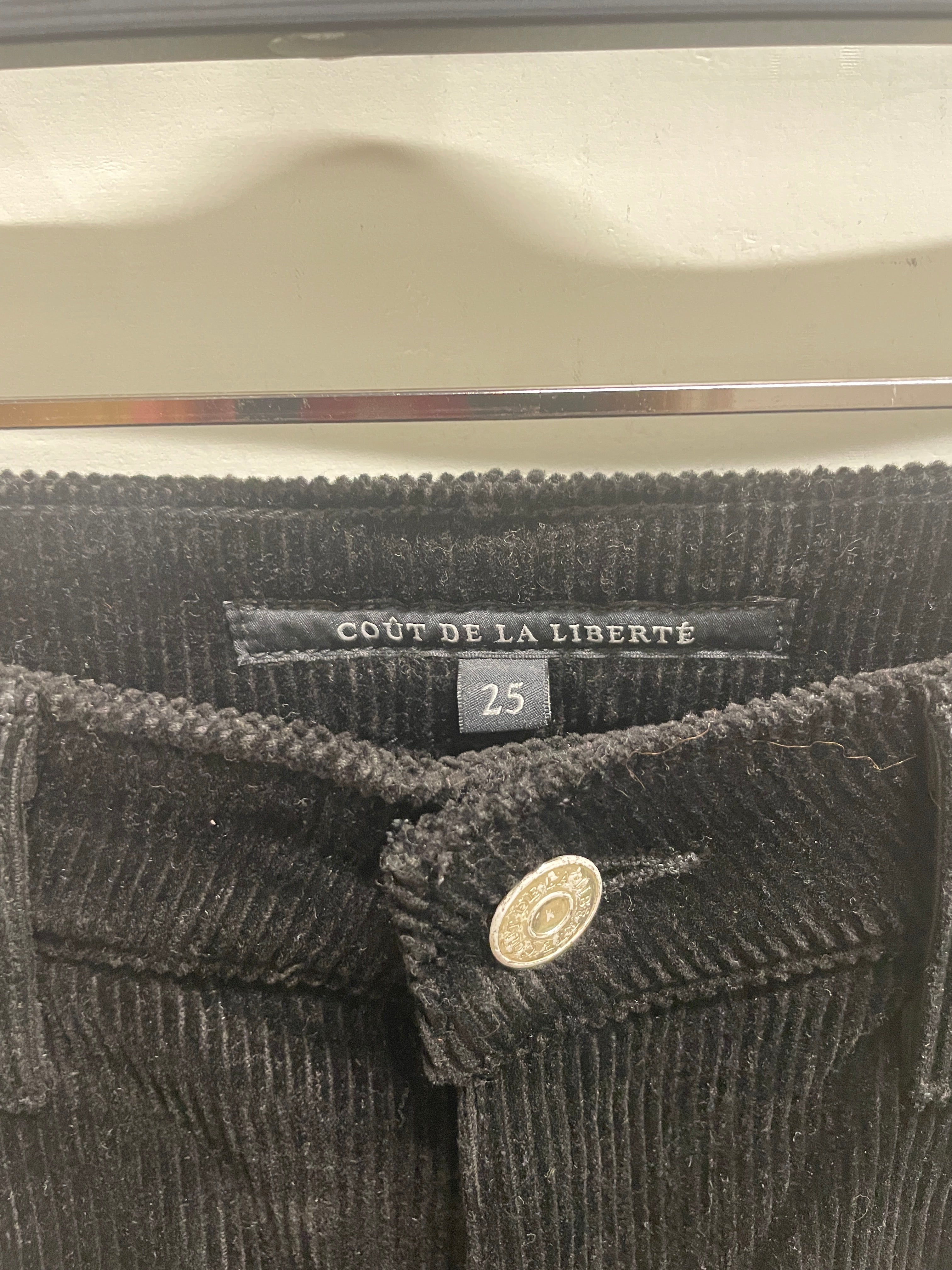 COUT DE LA LIBERTE/Bottoms/25/Cotton/BLK/COURD, BELL BOTTOMS view 9