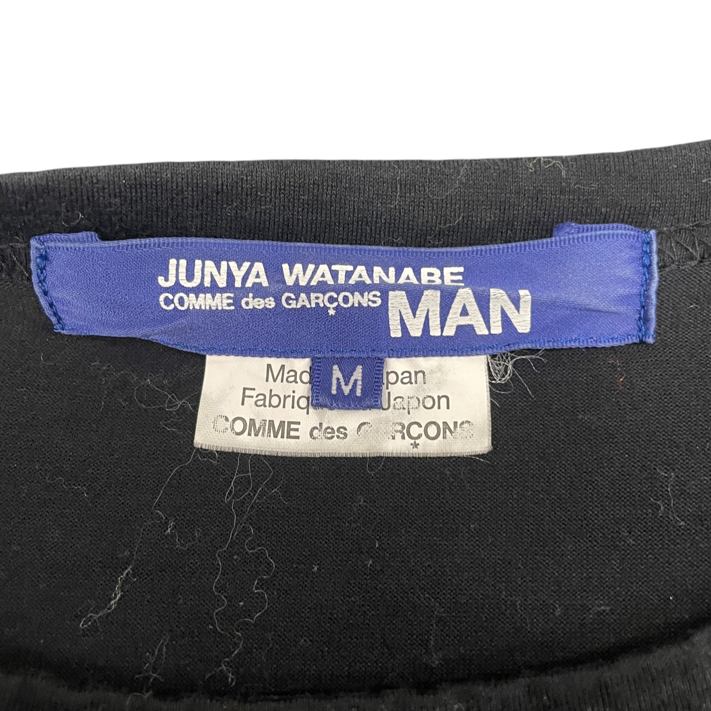 JUNYA WATANABE COMME des GARCONS/T-Shirt/M/Cotton/BLK/PATCHWORK STUDDED view 3