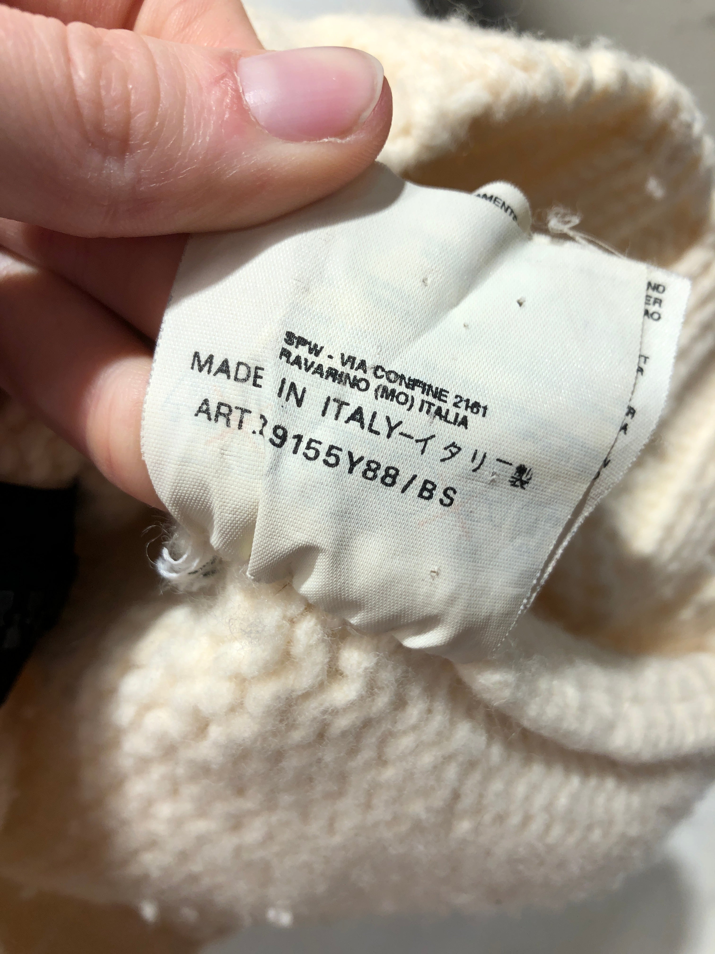 STONE ISLAND/Heavy Sweater/XXL/Wool/WHT/ view 8