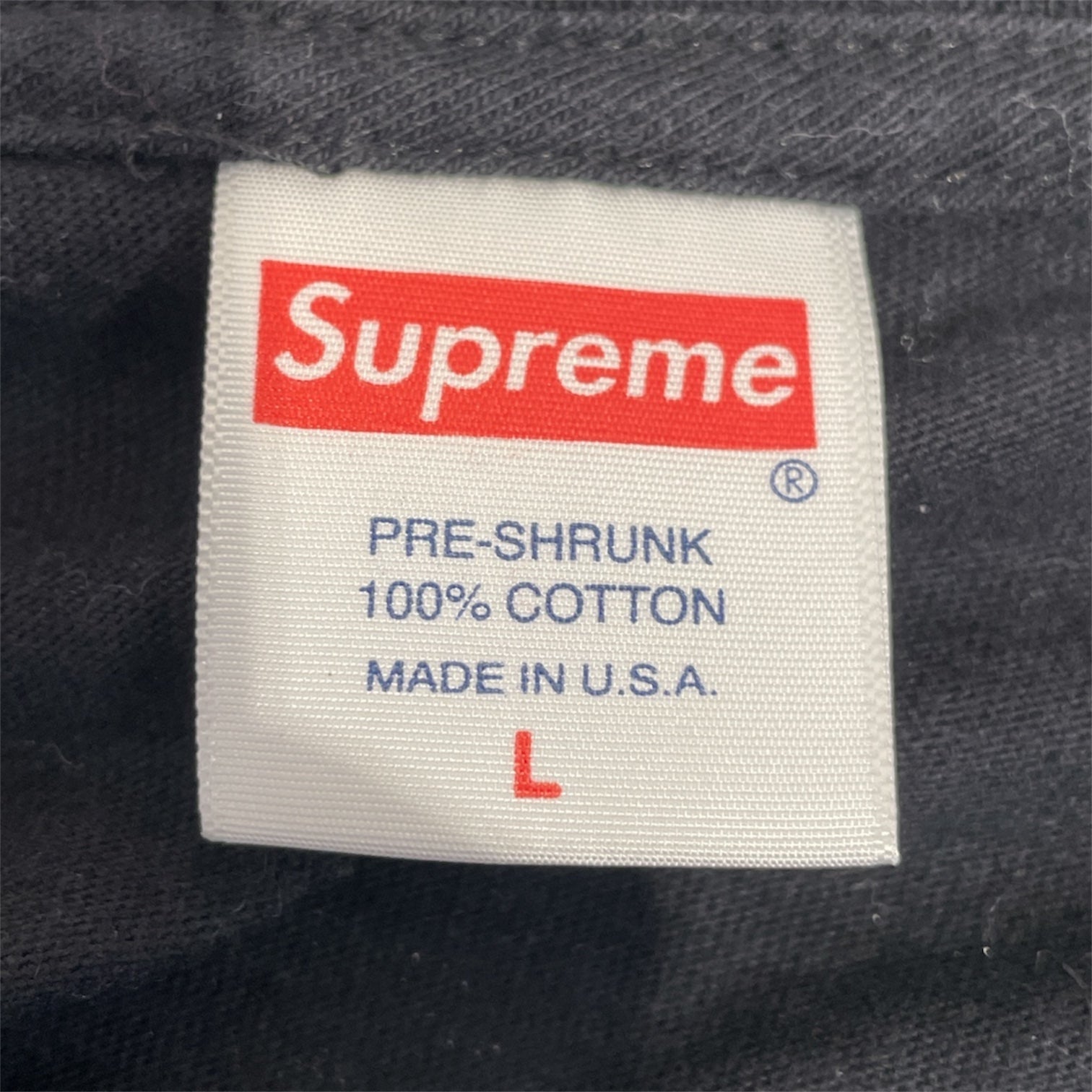 Supreme/T-Shirt/L/Cotton/BLK/mike hill runner view 3