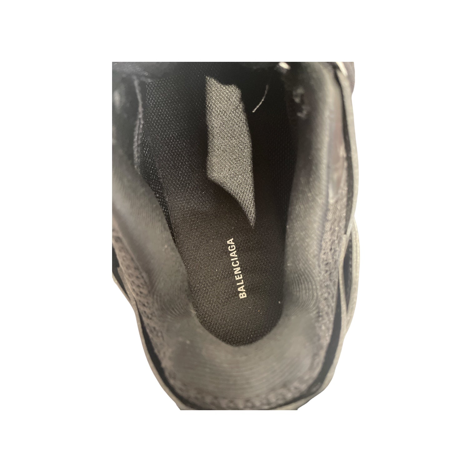 BALENCIAGA/Low-Sneakers/EU 38/Cotton/BLK/ view 3