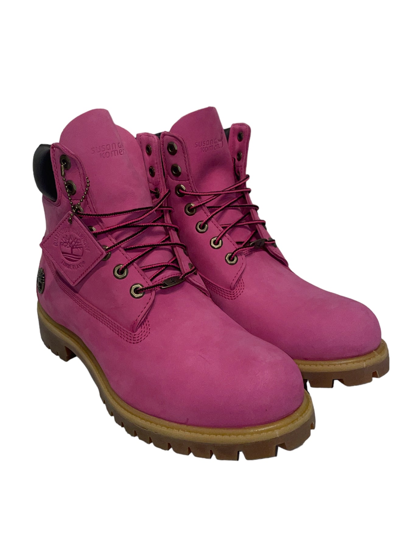 Timberland Boots US 10.5 Suede PNK Susan G. Komen 2nd STREET USA