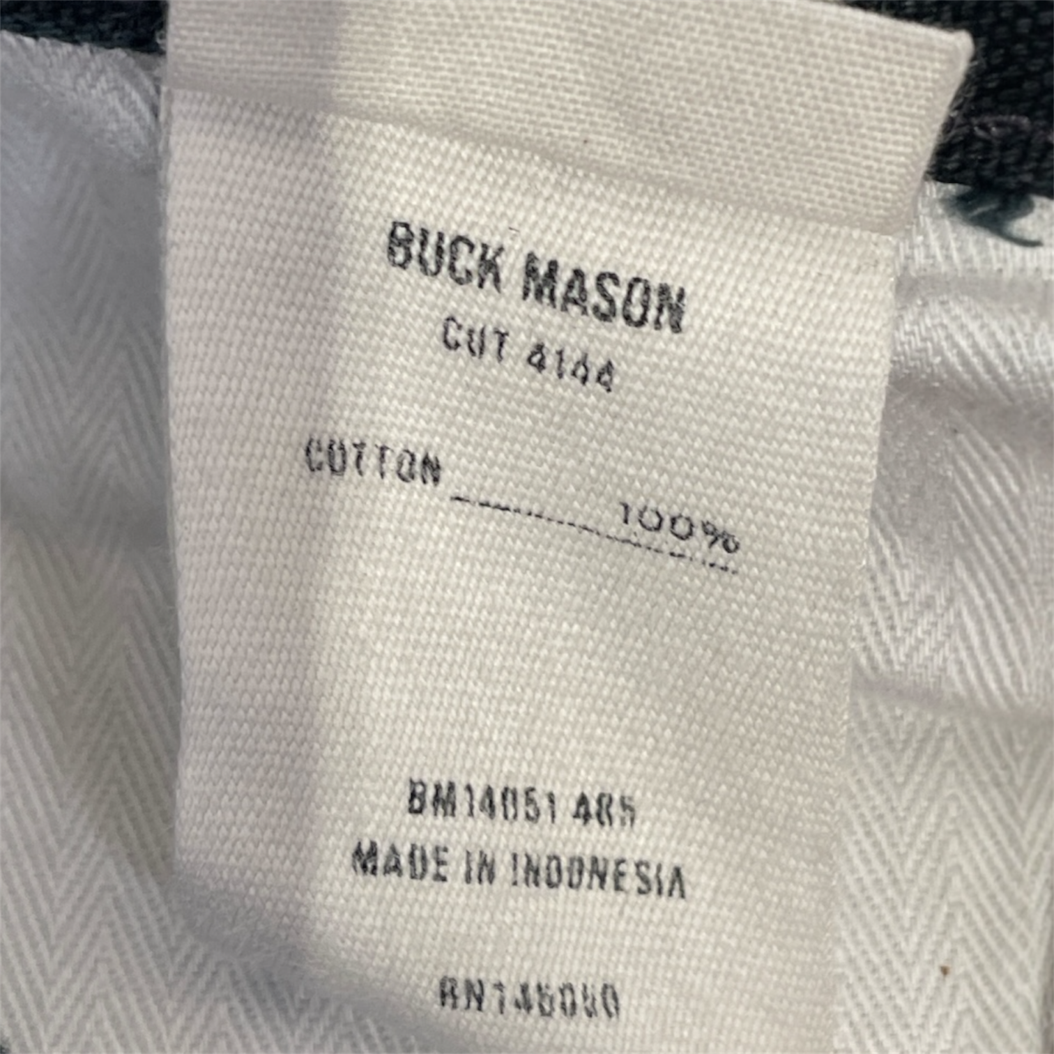 BUCK MASON/Carpenter Pants/20/BLK/Canvas view 3
