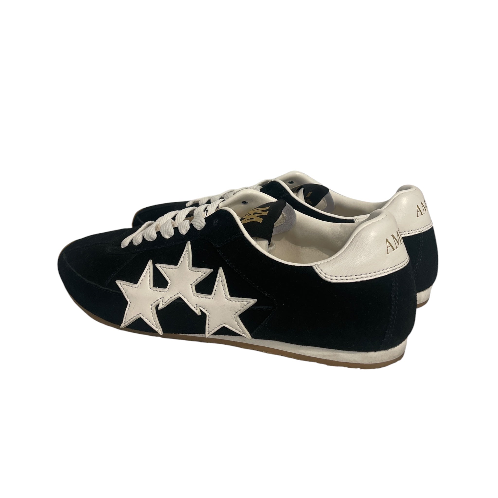 AMIRI/Low-Sneakers/US 9/Suede/BLK/3 star pacific flat view 2