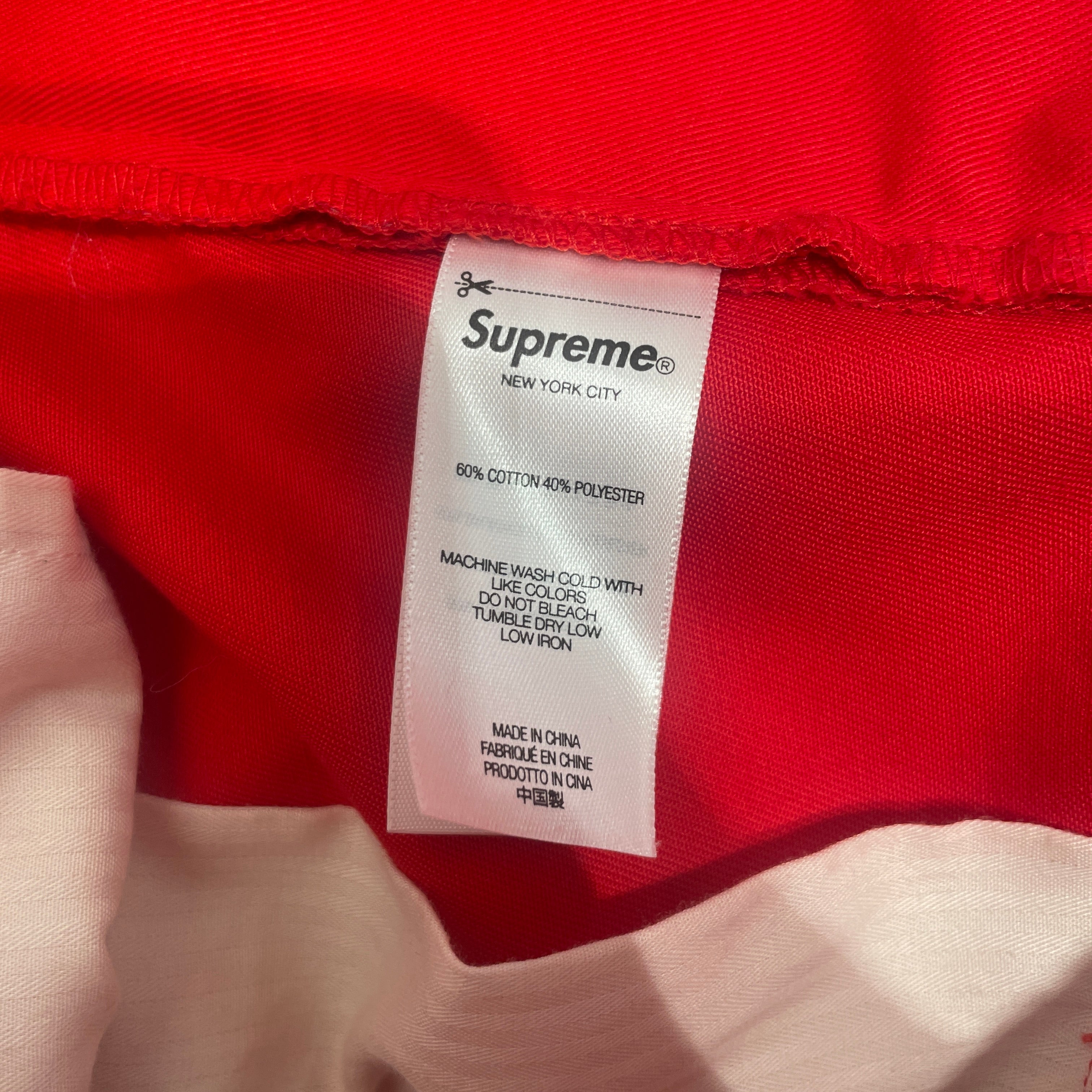 Supreme/Pants/32/Cotton/RED/ view 4