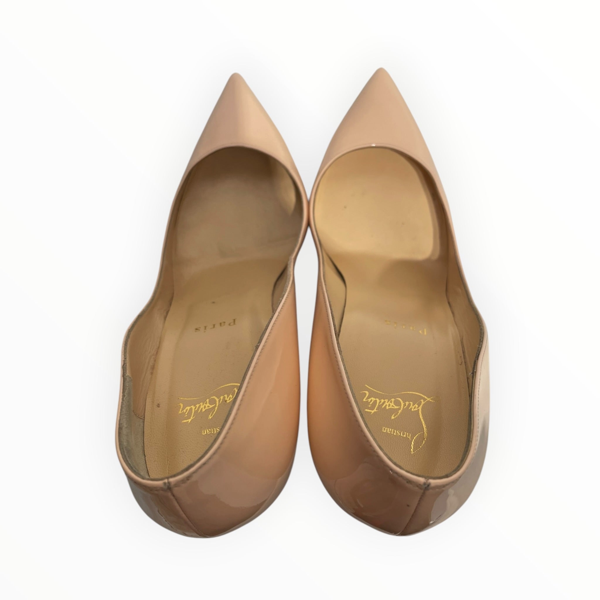 Christian Louboutin/Heels/EU 41/Leather/BEG/so kate w/ sole protector view 3