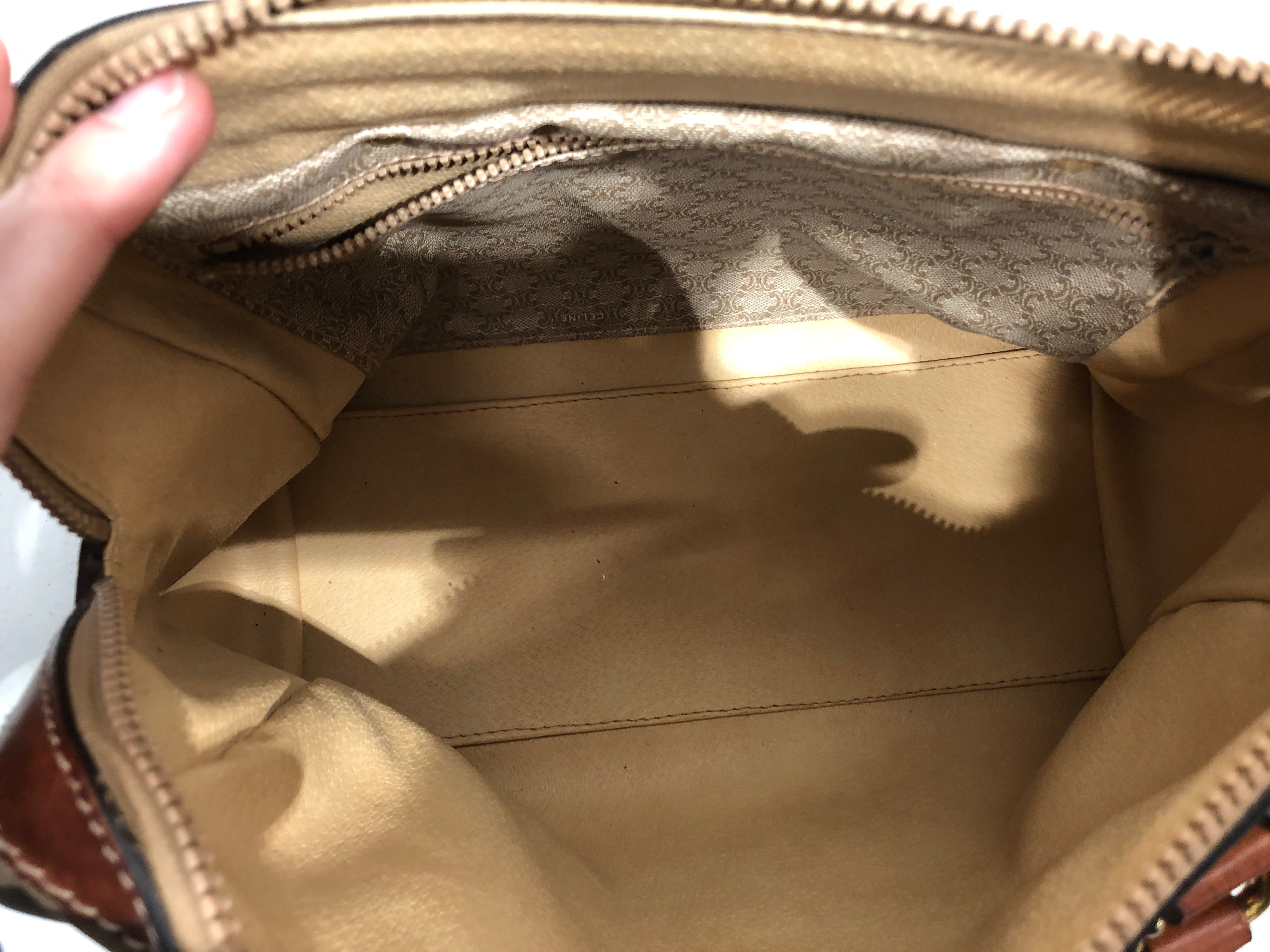 CELINE/Hand Bag/All Over Print/Leather/BEG/ view 5