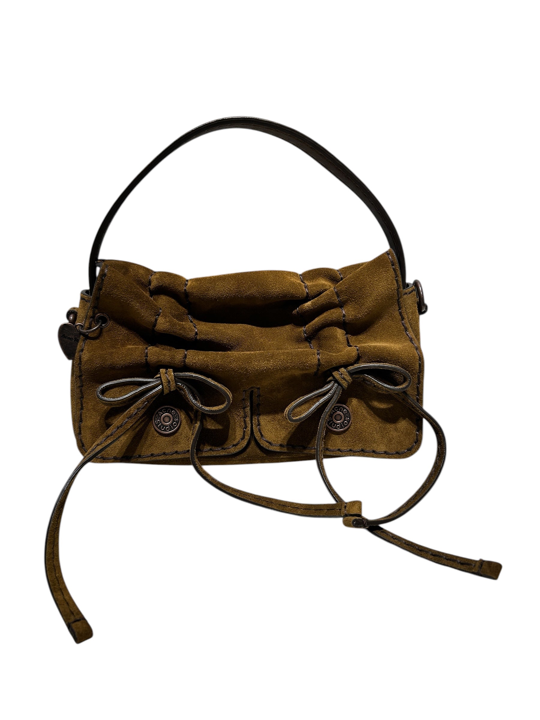 Acne Studios/Hand Bag/Suede/CML/MICRO MULTIPOCKET SUEDE BAG view 1