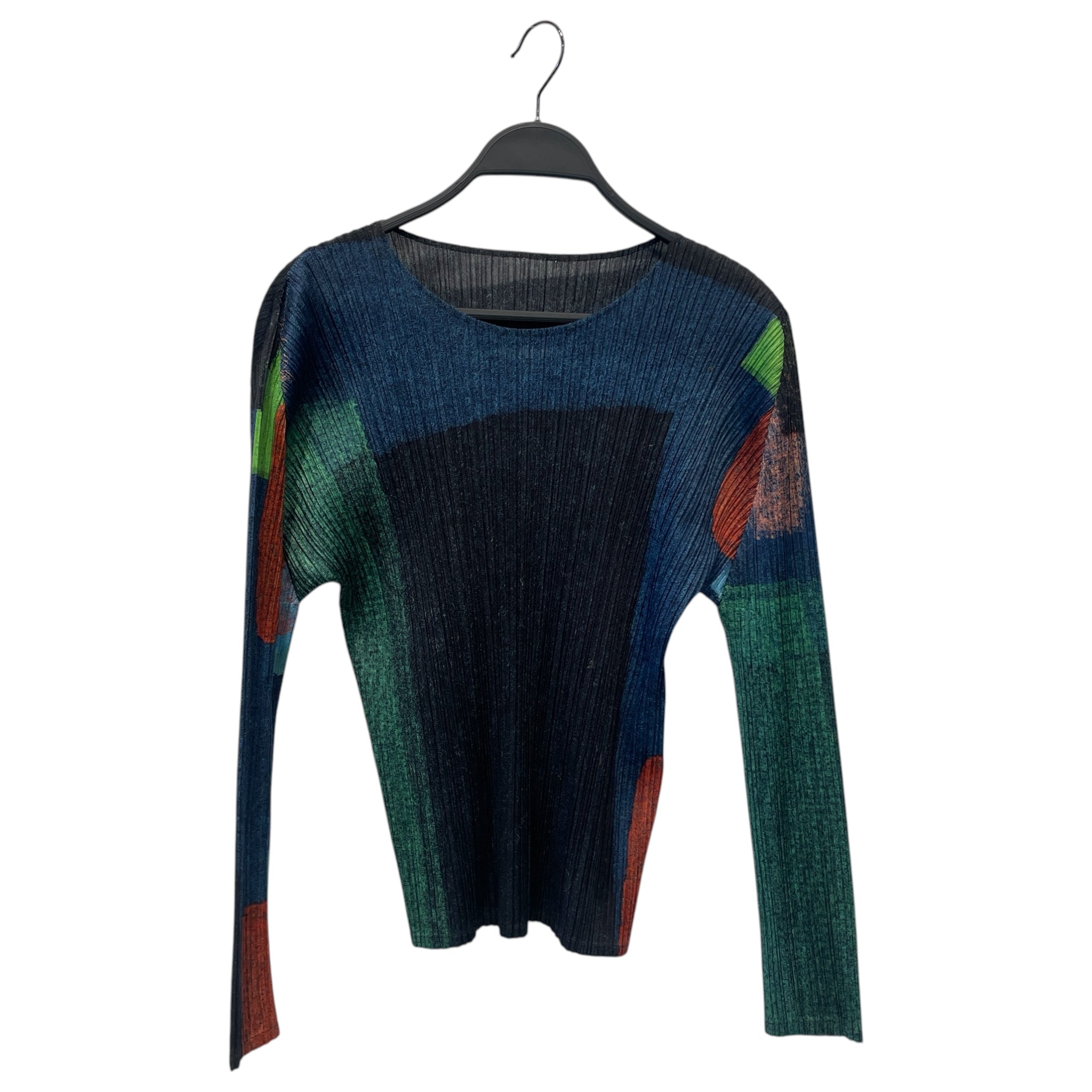 PLEATS PLEASE ISSEY MIYAKE/LS Cut & Sew/3/All Over Print/Polyester/MLT/ view 1