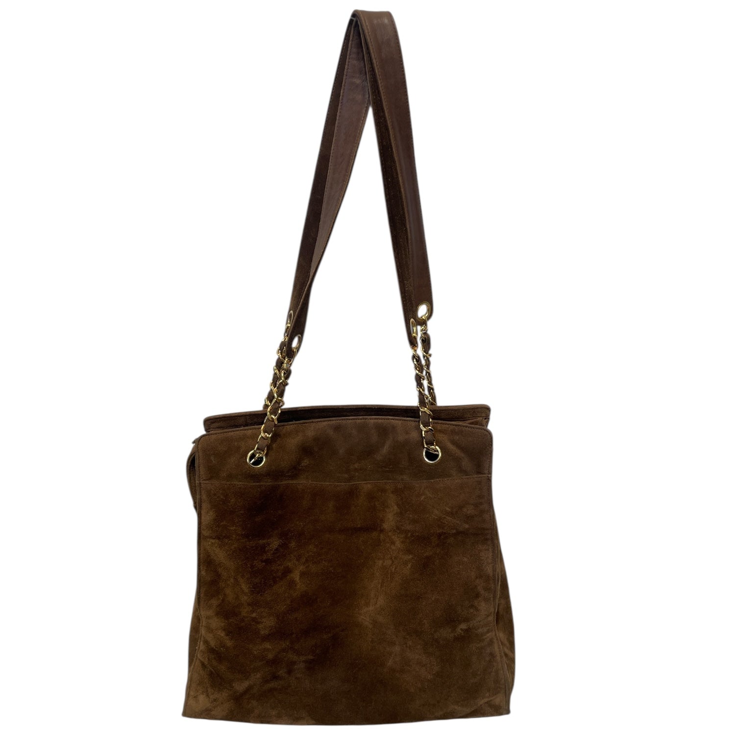 CHANEL/Cross Body Bag/Suede/CML/VINTAGE TIMELESS CHAIN view 2