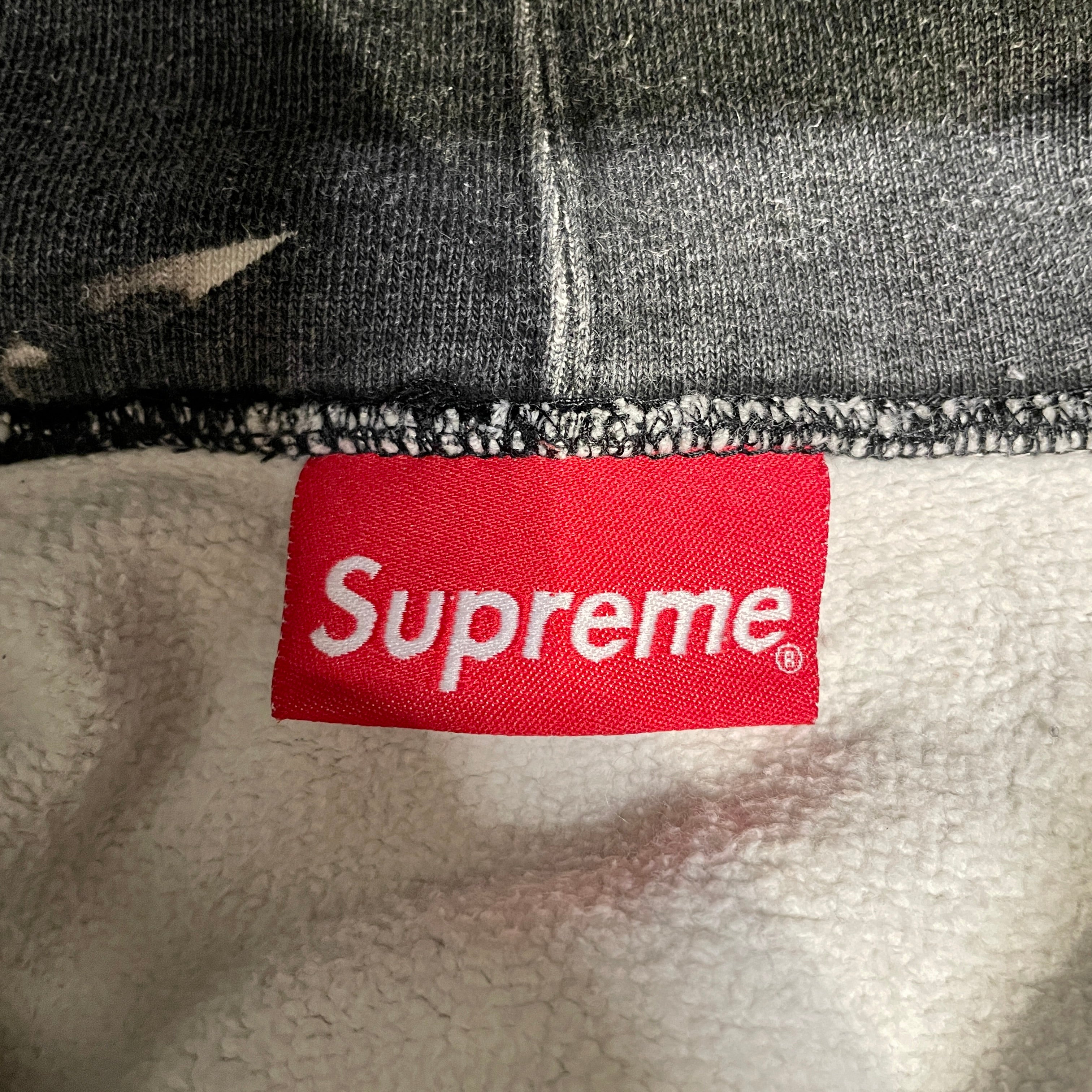 Supreme/Hoodie/L/All Over Print/Cotton/BLK/PIERCING GRAPHIC ALL OVER view 3