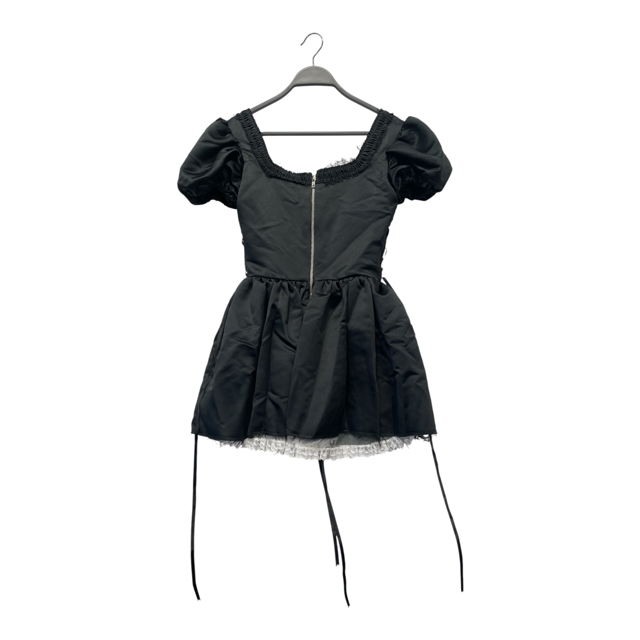 DILARA/Heaven By Marc Jacobs/SS Dress/XS/Polyester/BLK/BABY DOLL/RIBBON view 2
