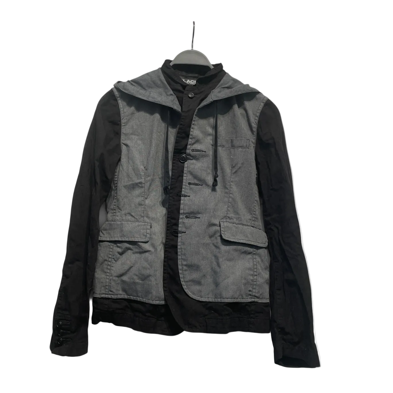 BLACK COMME des GARCONS/Jacket/L/BLK/HOODED view 1