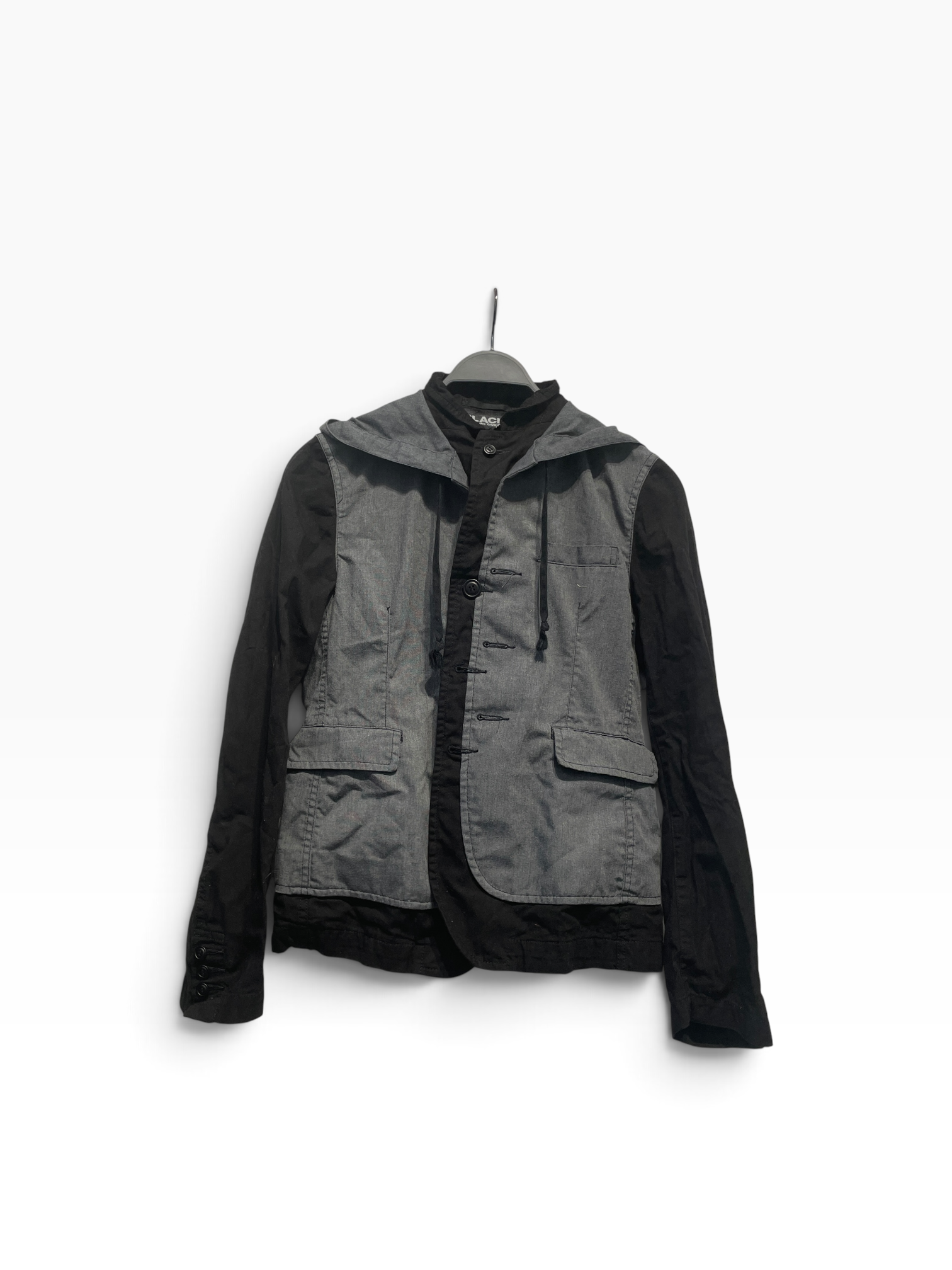 BLACK COMME des GARCONS/Jacket/L/BLK/HOODED view 1