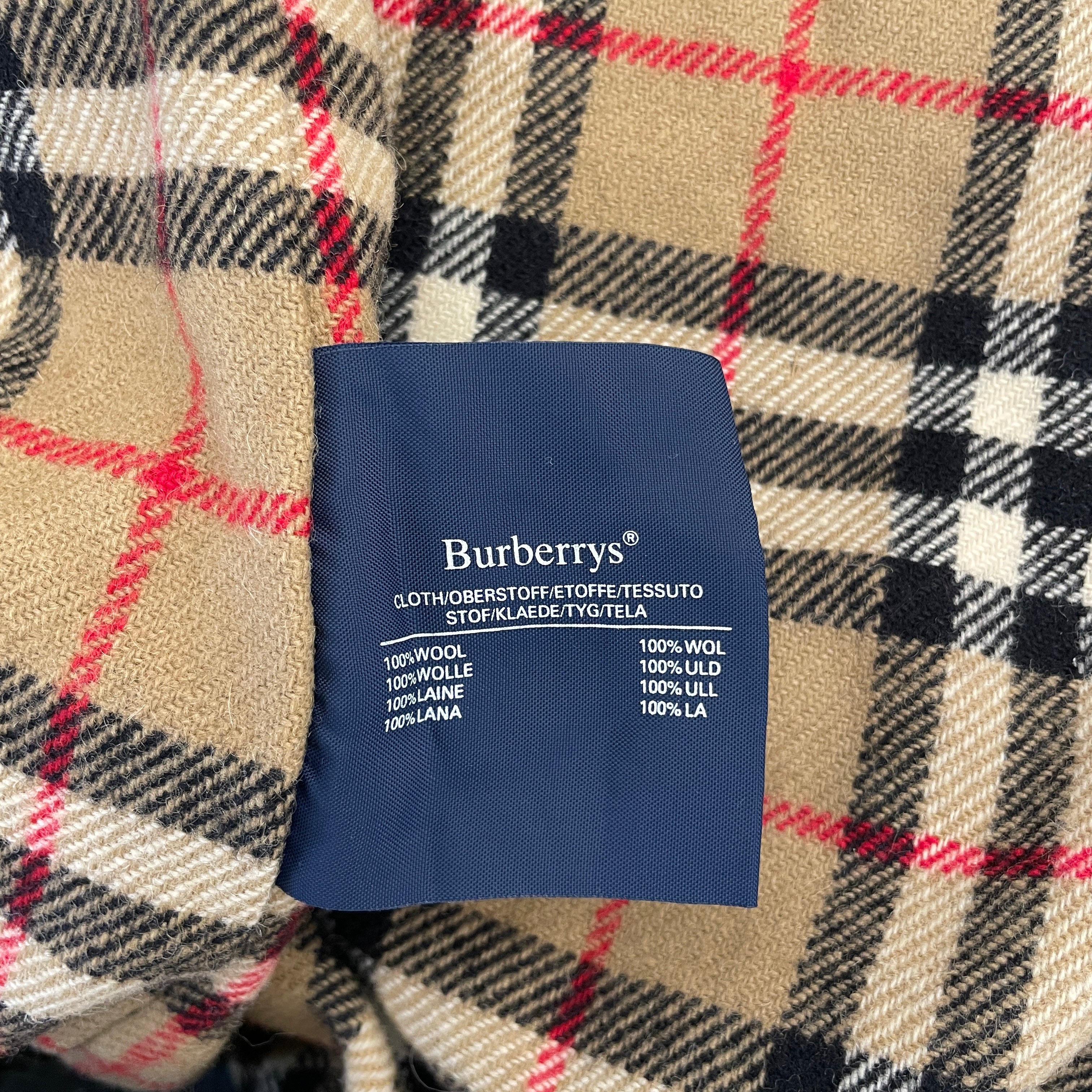 BURBERRYS/Jacket/M/Cotton/BEG/TRENCH PLAID LINING view 4