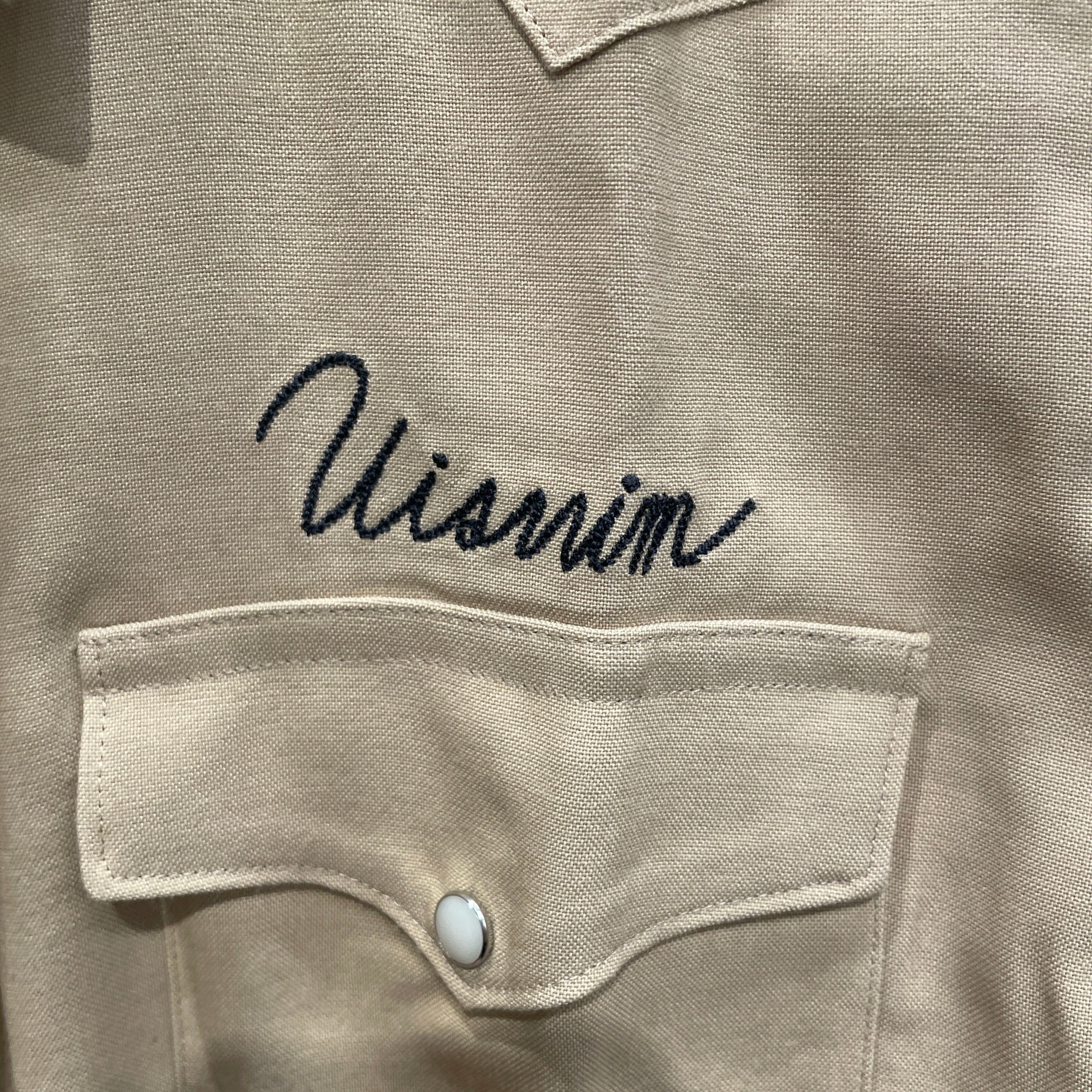 visvim/LS Shirt/2/Rayon/KHK/Western/western "visvim district" view 8