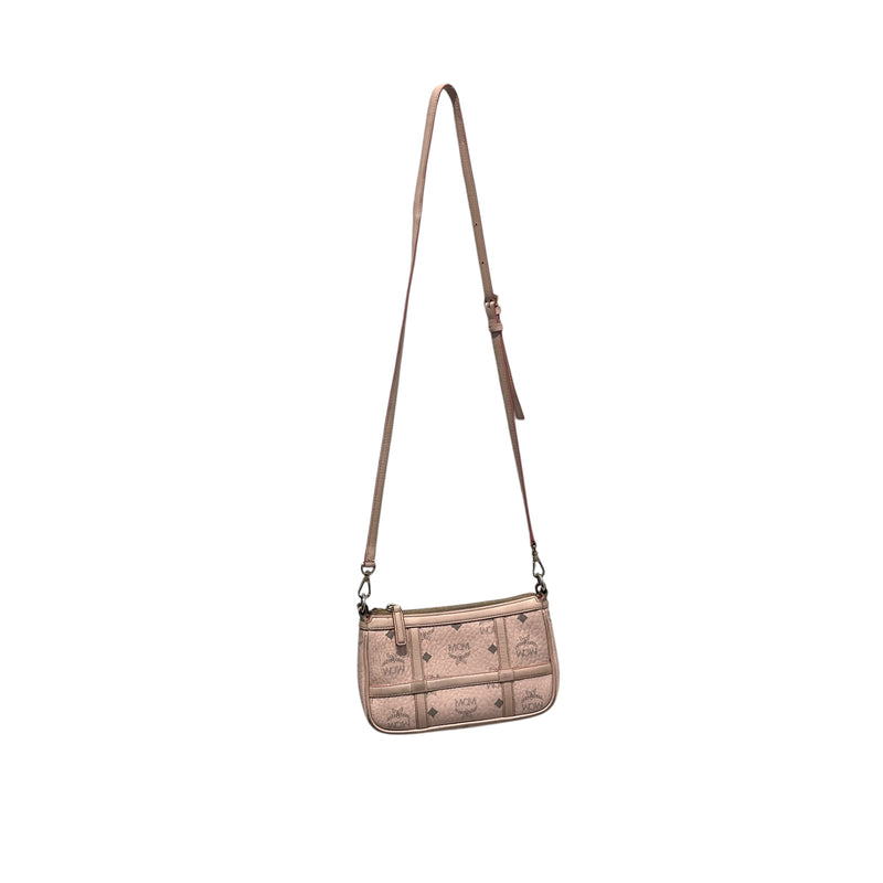 MCM/Cross Body Bag/Monogram/PNK/
