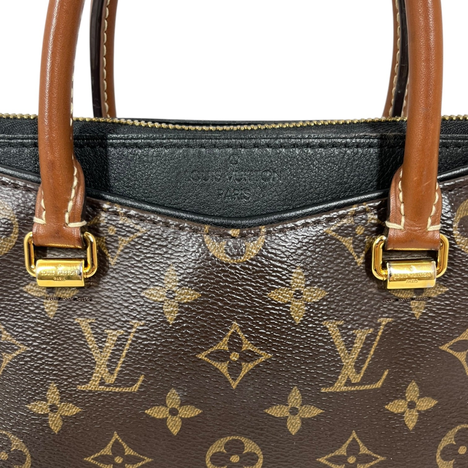 LOUIS VUITTON/Cross Body Bag/Monogram/Leather/BRW/PALLAS BB view 3