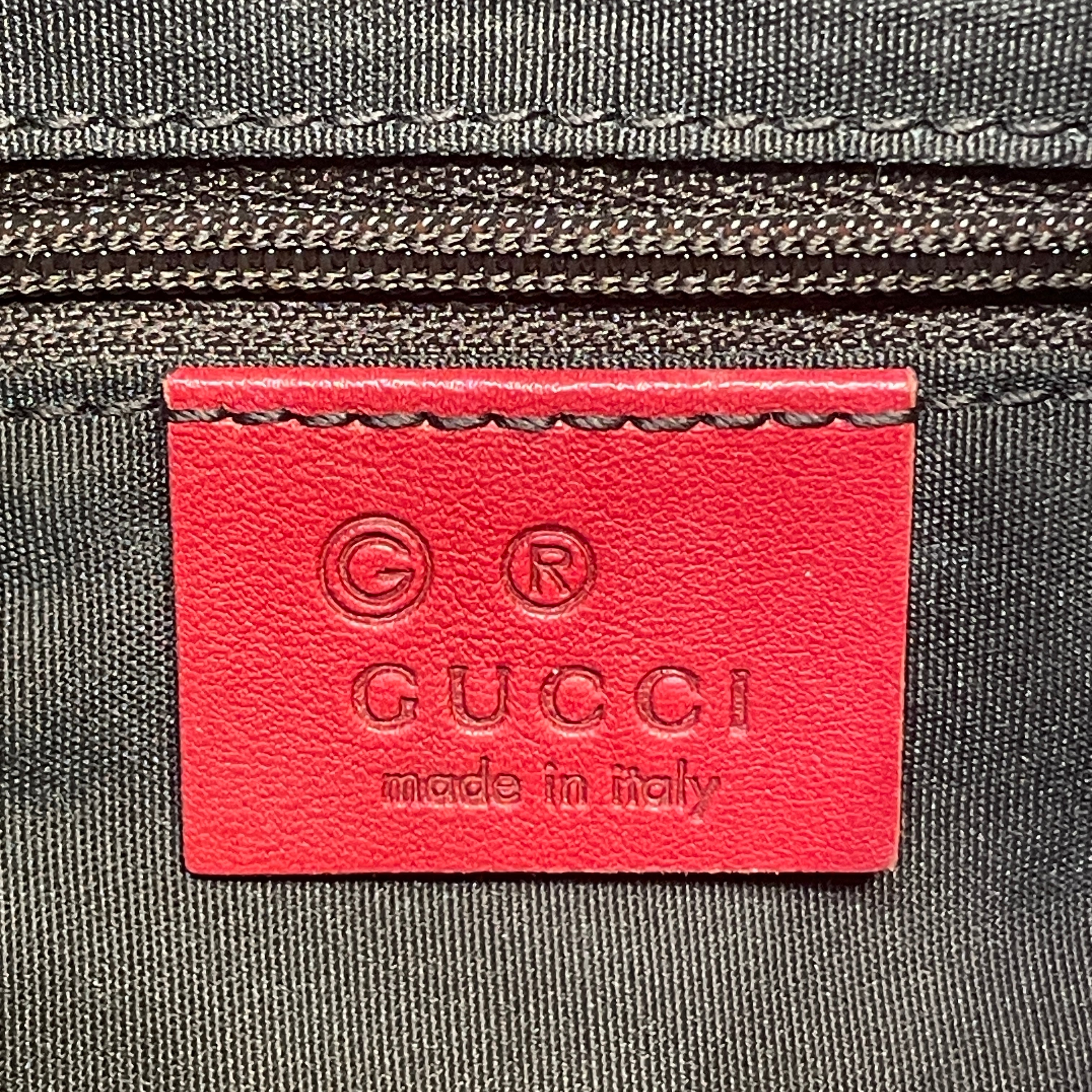 GUCCI/Bag/Leather/BEG/HYSTERIA CREST HOBO RED LEATHR view 4