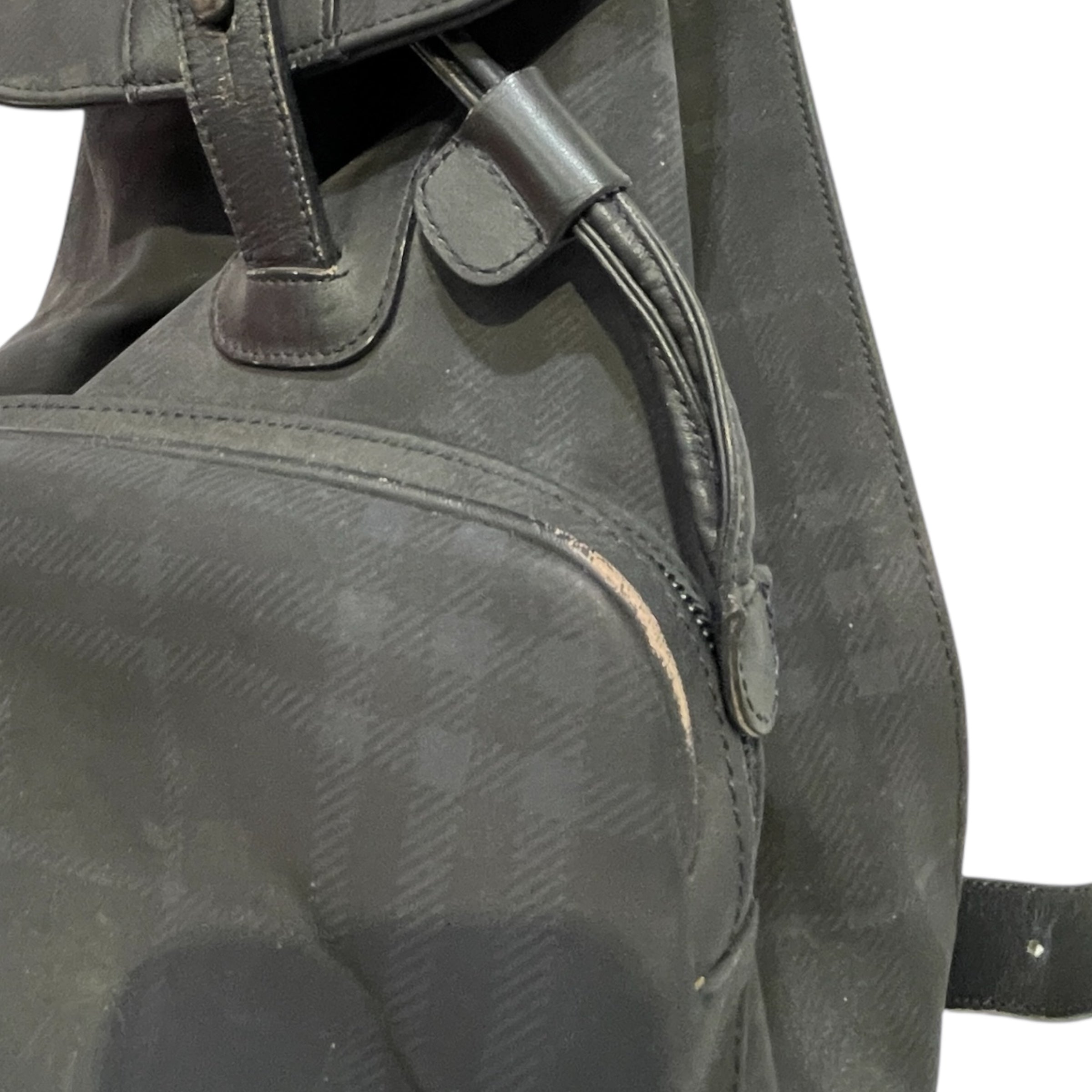 BURBERRY/Backpack/Plaid/Leather/NVY/Nova Check view 3
