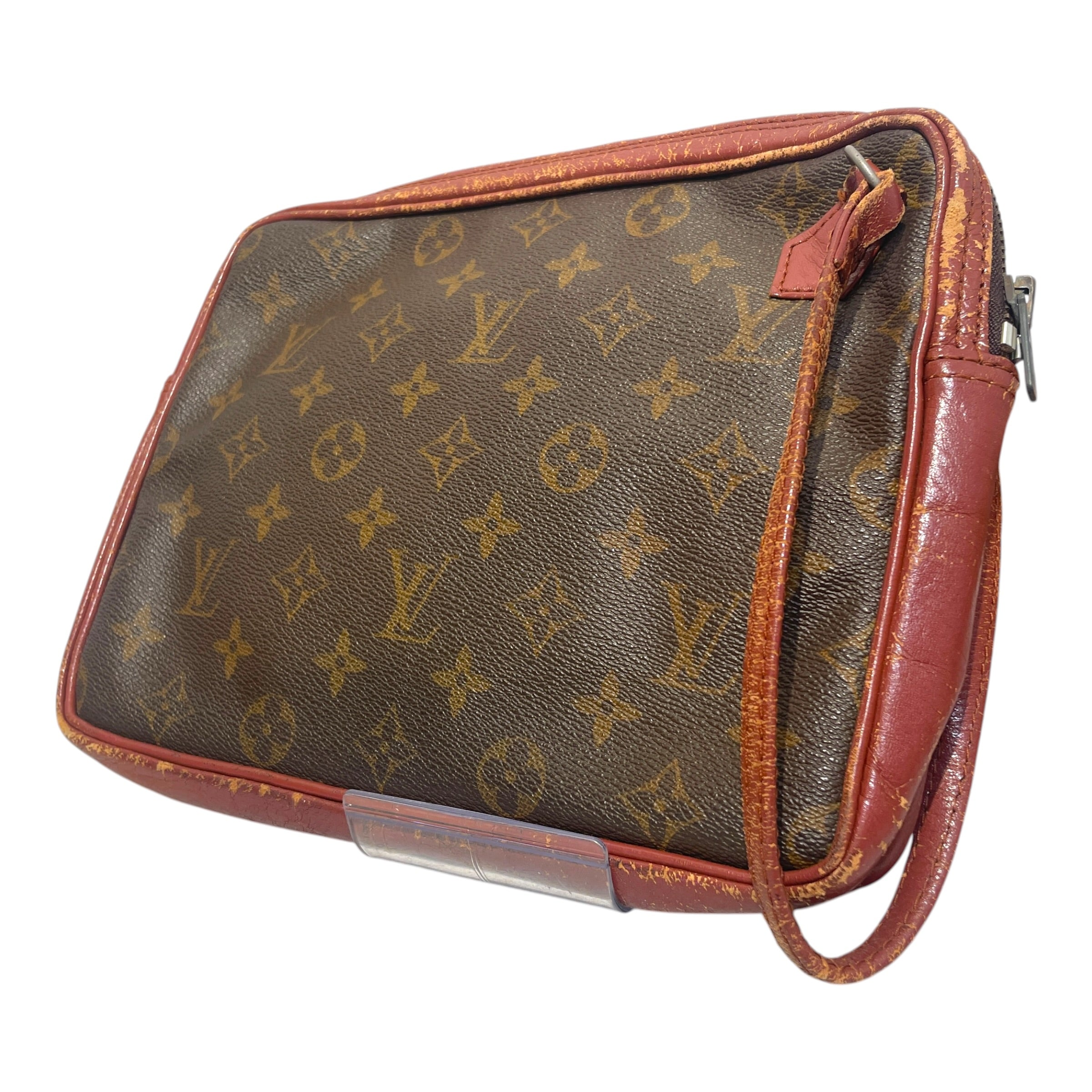 LOUIS VUITTON/Clutch Bag/Monogram/Leather/BRW/Monogram Clutch view 2