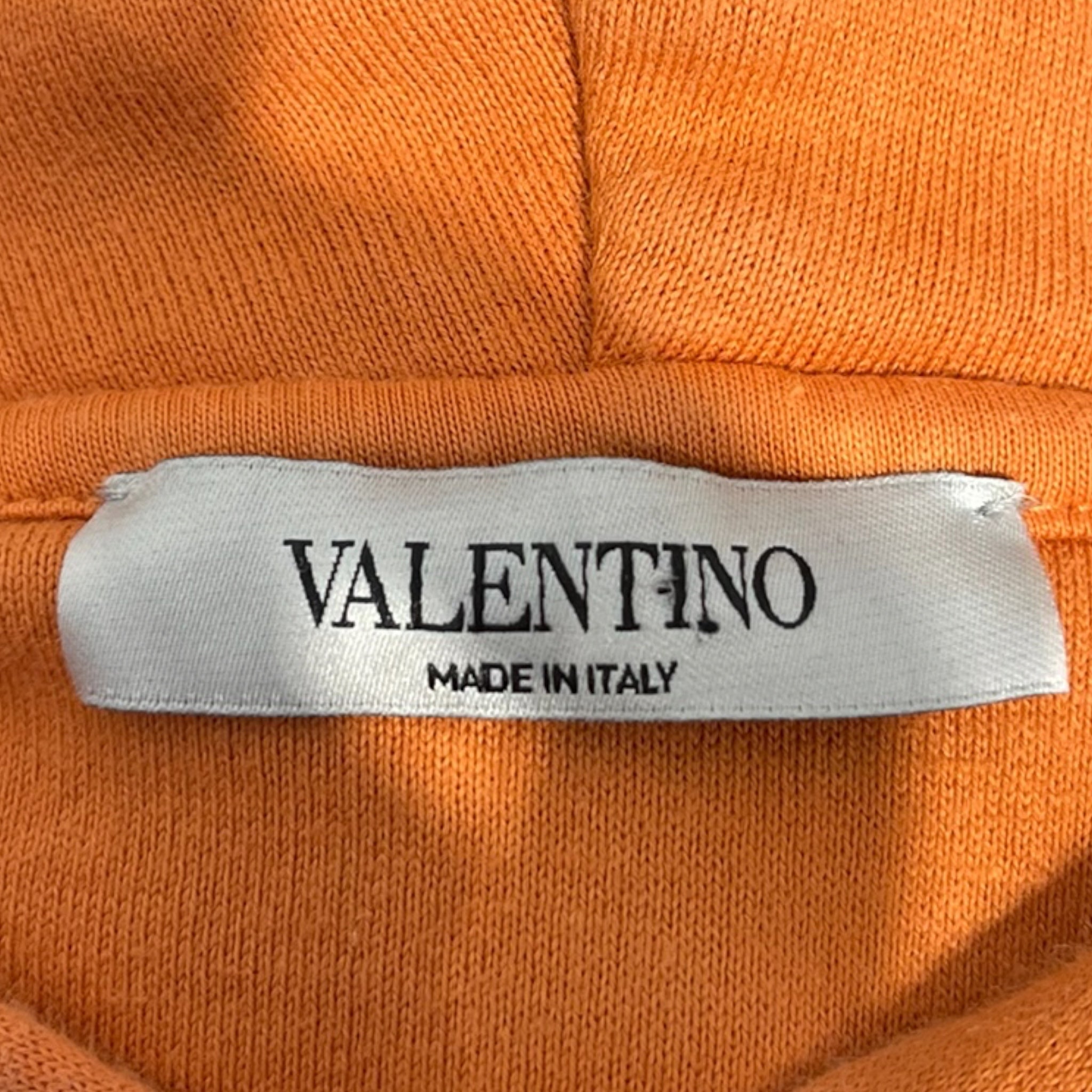 VALENTINO/Hoodie/L/Cotton/ORN/VLTN RUBBER POCKET LOGO view 3