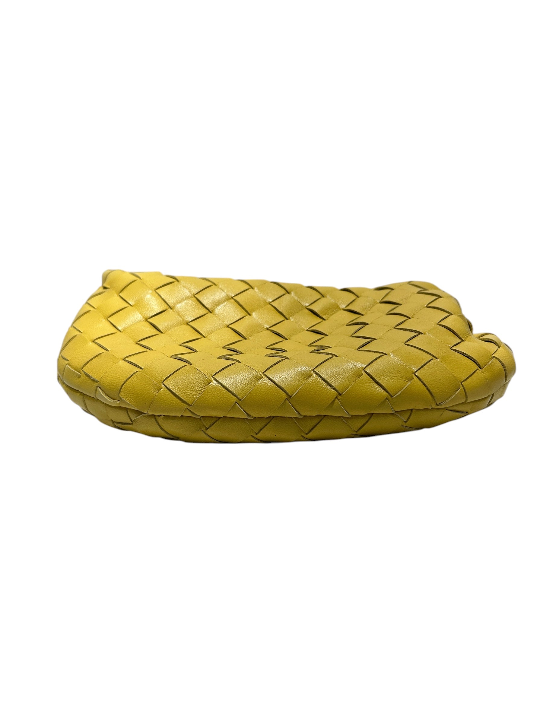 BOTTEGA VENETA/Clutch Bag/Leather/YEL/ view 3