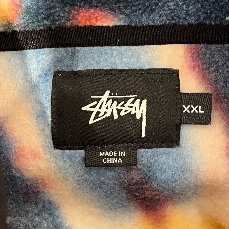 STUSSY/Quilted Jkt/XL/Cotton/MLT/All Over Print/STUSSY TIE DYE