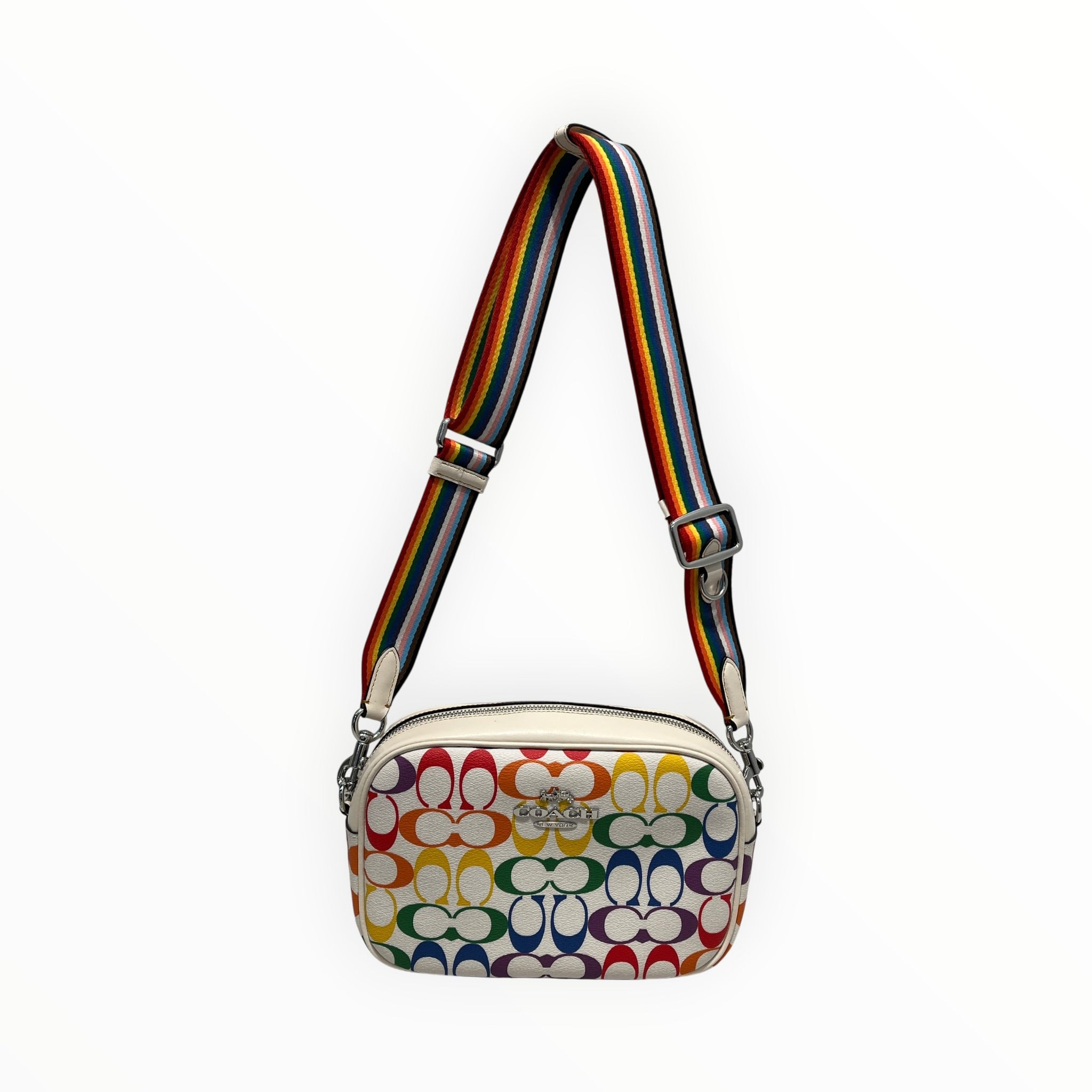 COACH/Cross Body Bag/Monogram/Leather/MLT/Jamie Signat. Pride Camera Bag view 1