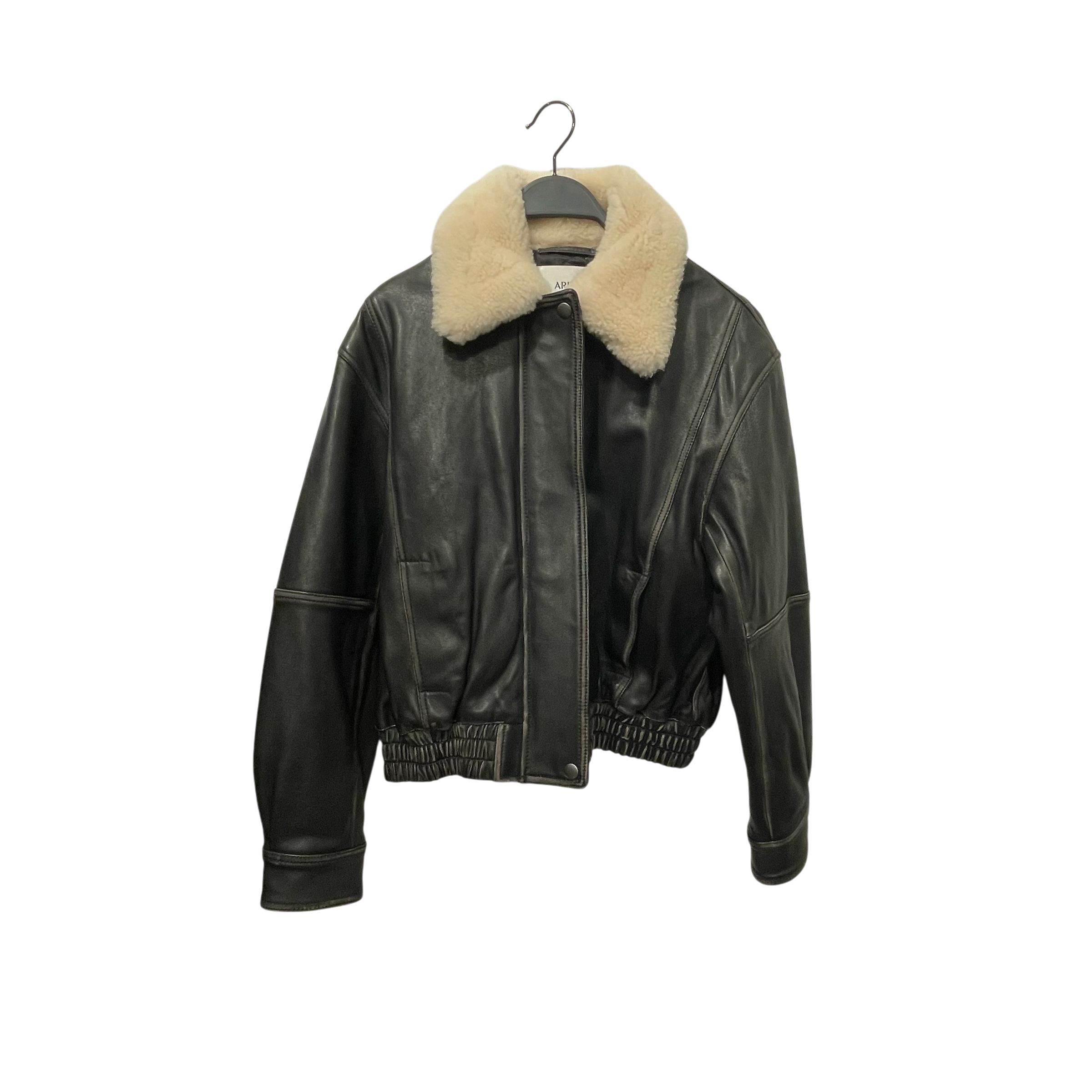 ARITZIA/Leather Jkt/XS/Leather/BLK/Aviator Leather Jacket view 1