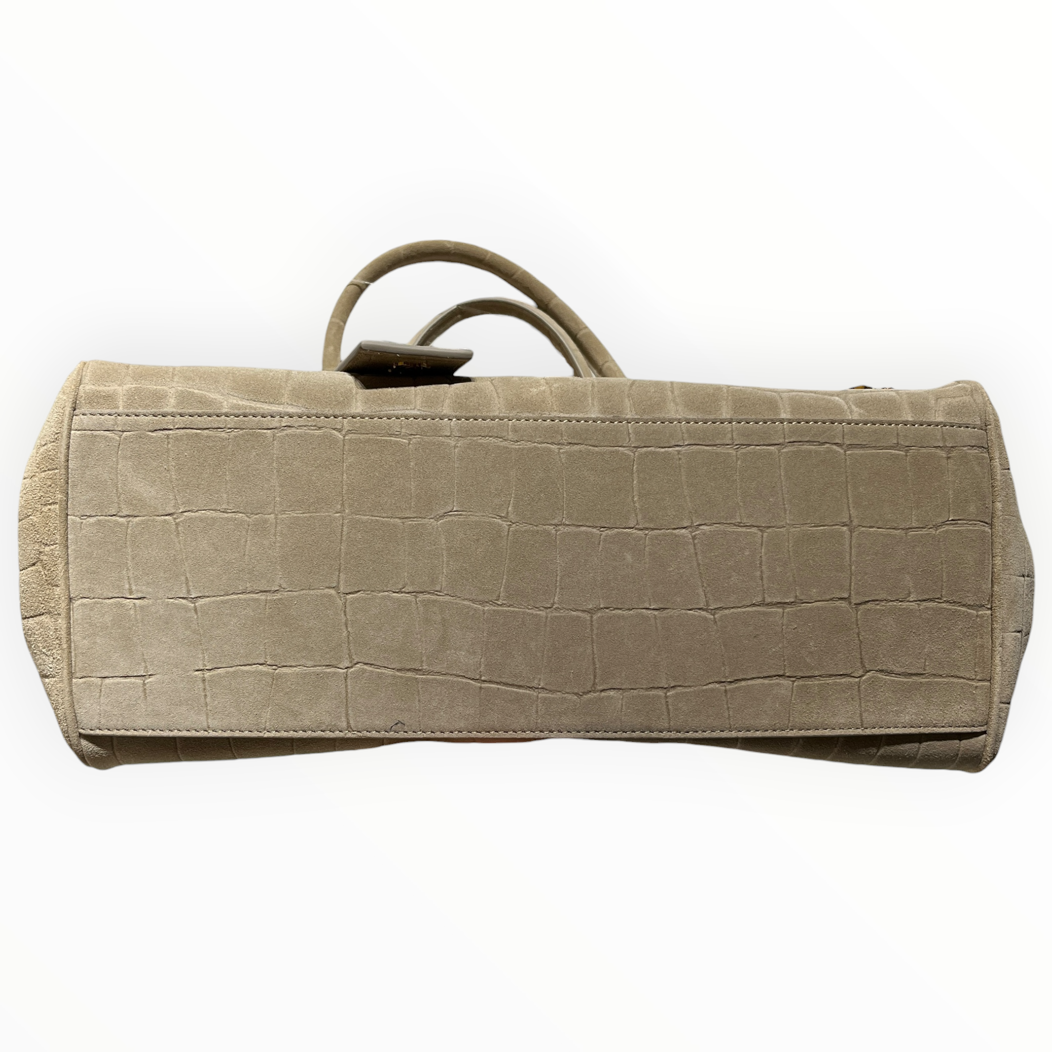 AMIRI/Hand Bag/Animal Pattern/Suede/BEG/top handles view 3