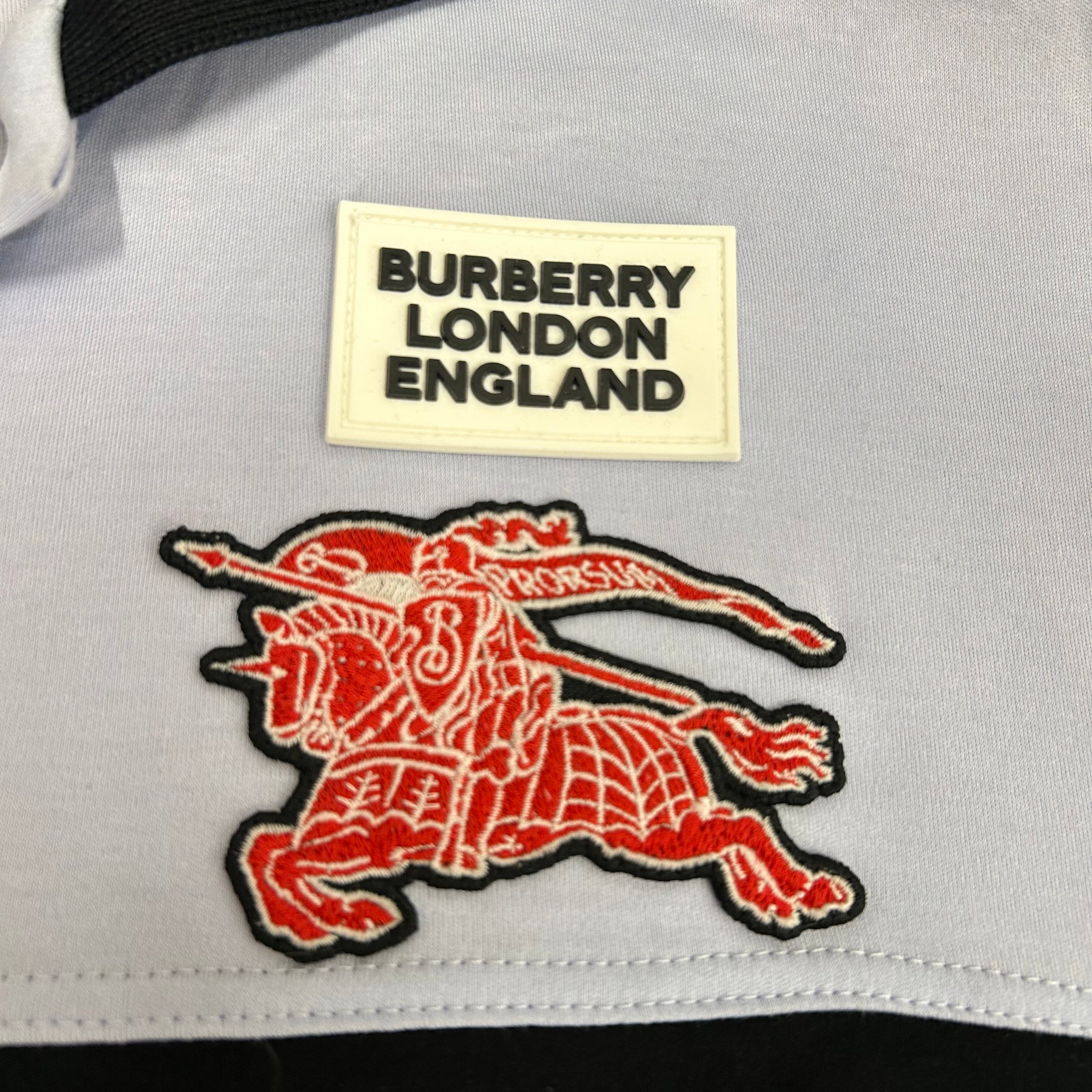 BURBERRY/Blouse/XS/Cotton/BLU/COLORBLOCK POLO view 5