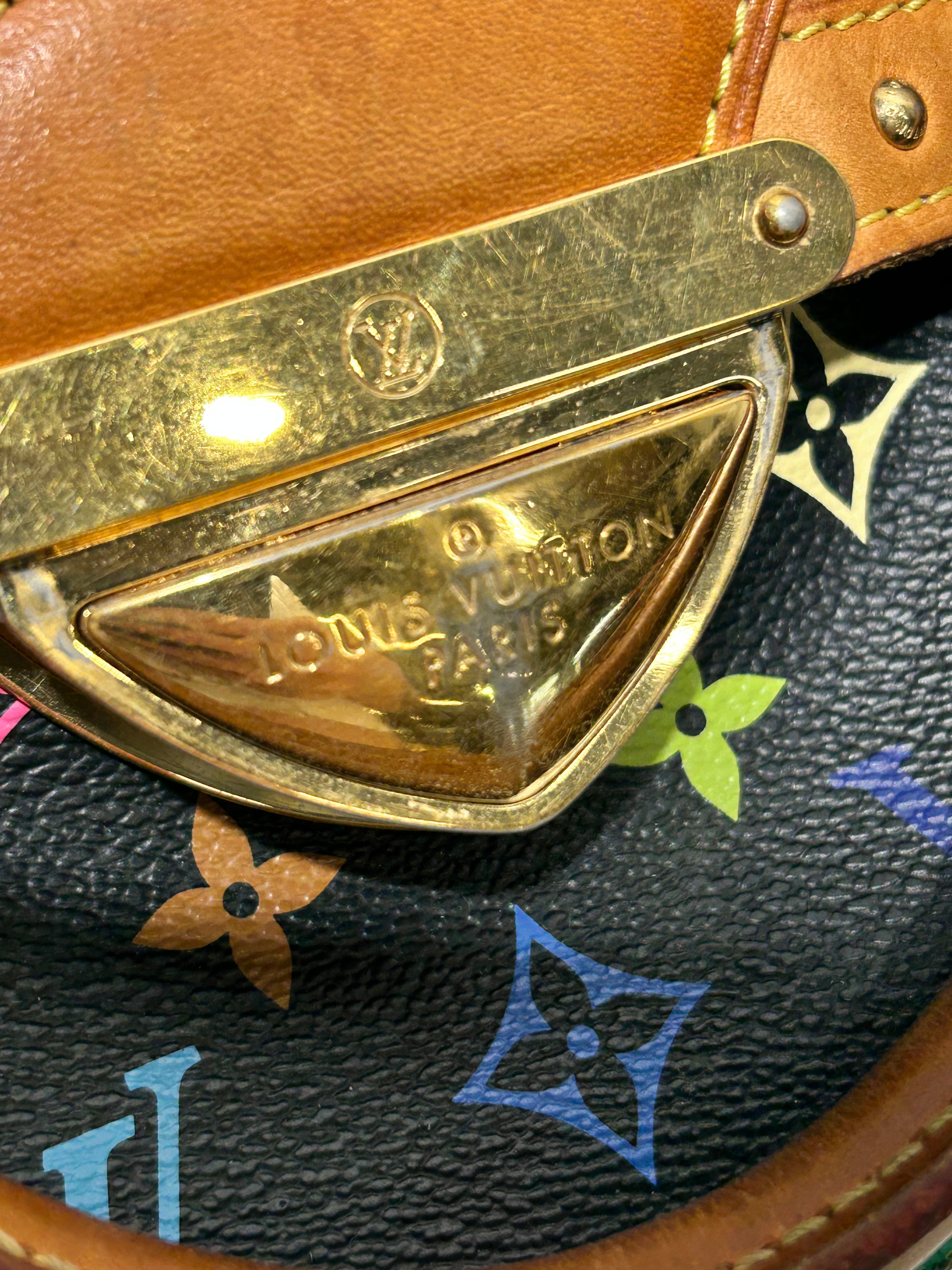 LOUIS VUITTON/Hand Bag/All Over Print/Leather/BLK/RITA MULTICOLLAR MONOGRAM view 5
