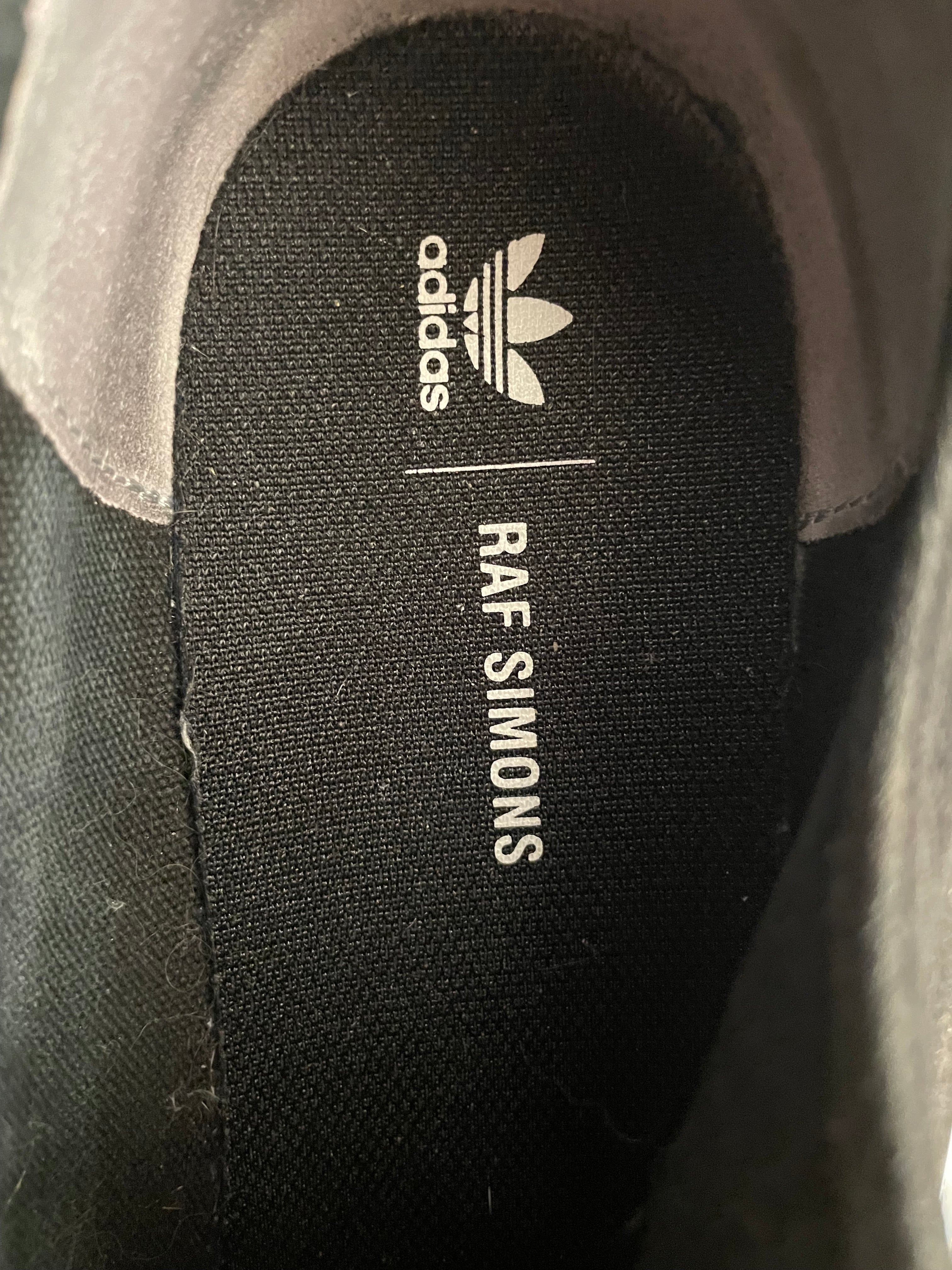 ADIDASX RAF SIMMONS/Low-Sneakers/US 11/Cotton/BLK/SILVER TRIM view 7