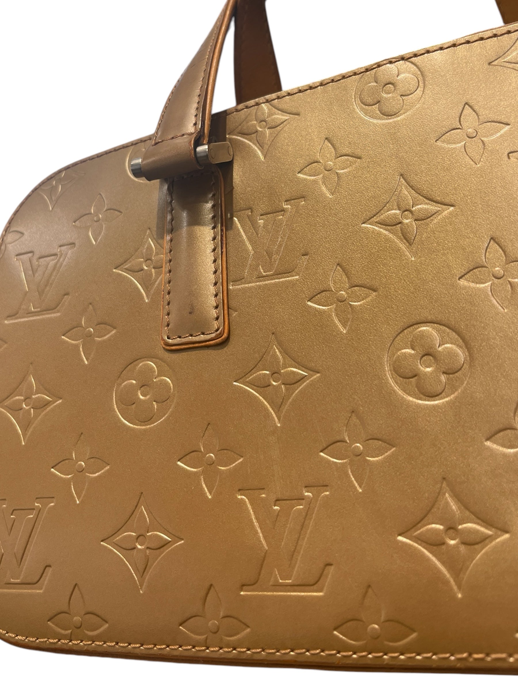 LOUIS VUITTON/Hand Bag/Leather/BEG/LVMONOGRAMSHELTON view 3