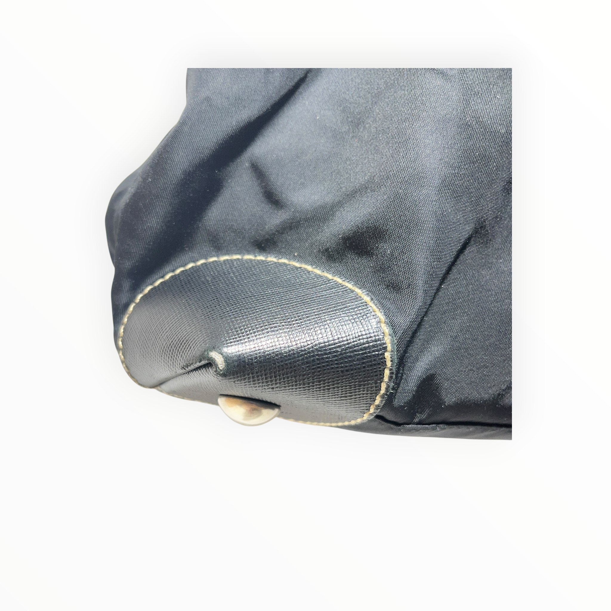 PRADA/Hand Bag/Nylon/BLK/nylon saffiano bag view 7